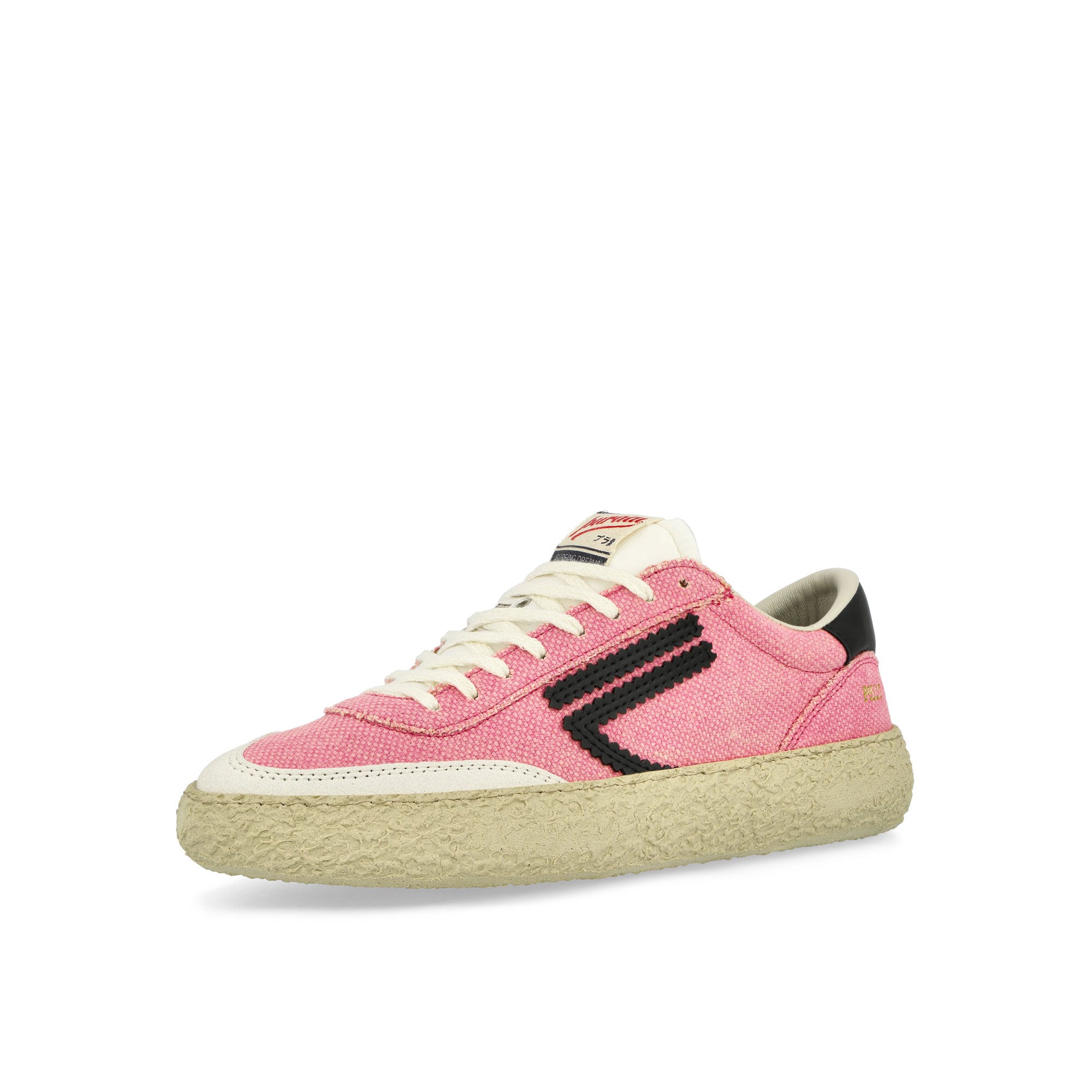 Puraai 4.05 Polly SPF Pink Low Top Sneakers Close Up | Overkill