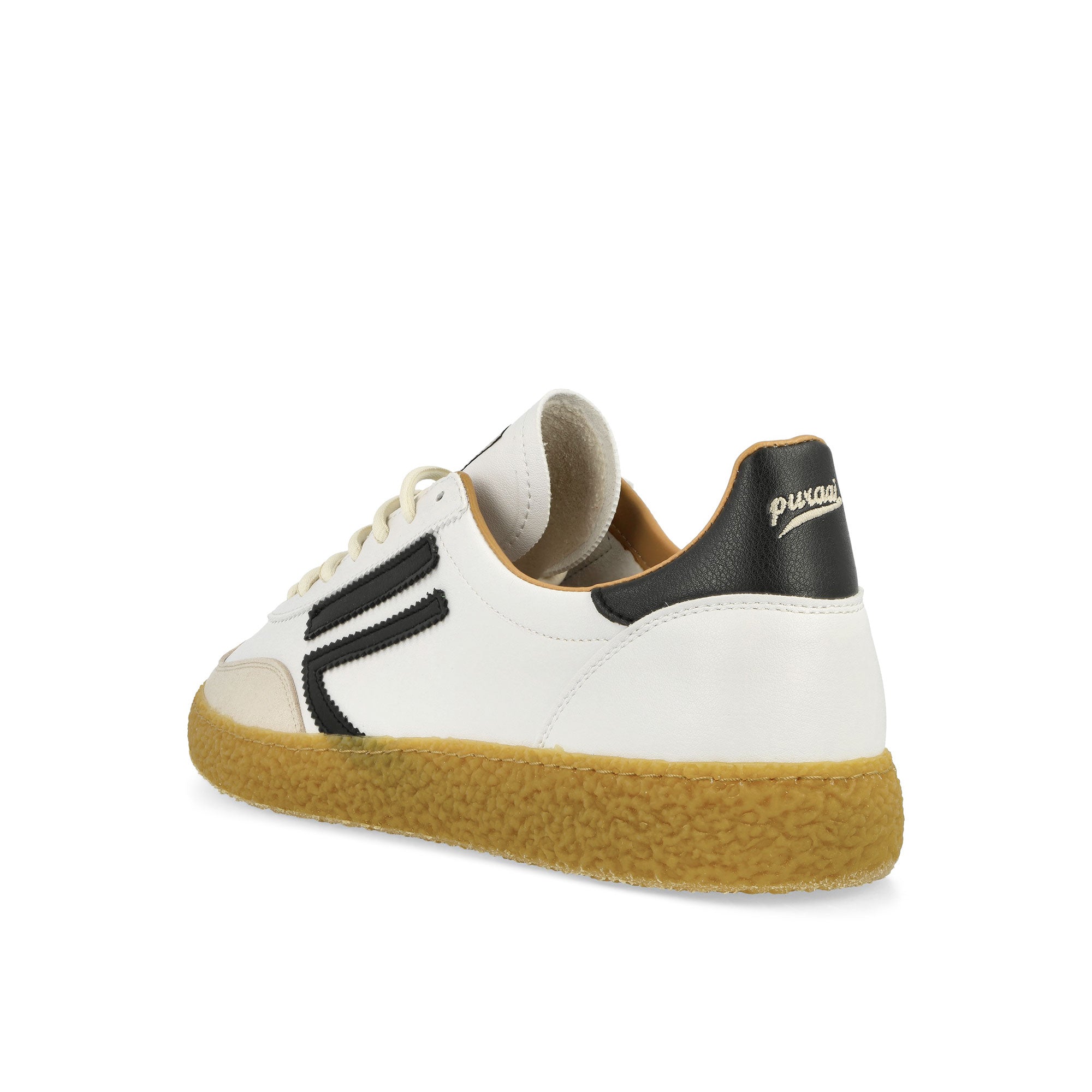 Puraai 6.01 XS Unlined Vegan Leather Cloud Dancer Low Top Sneakers Material | Overkill