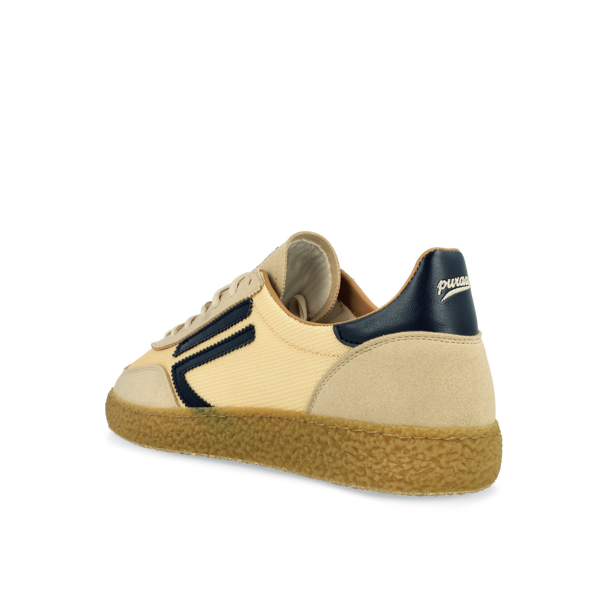 Puraai 6.01 XS Nylon Hairy Microsuede Lemon Cake Low Top Sneakers Material | Overkill