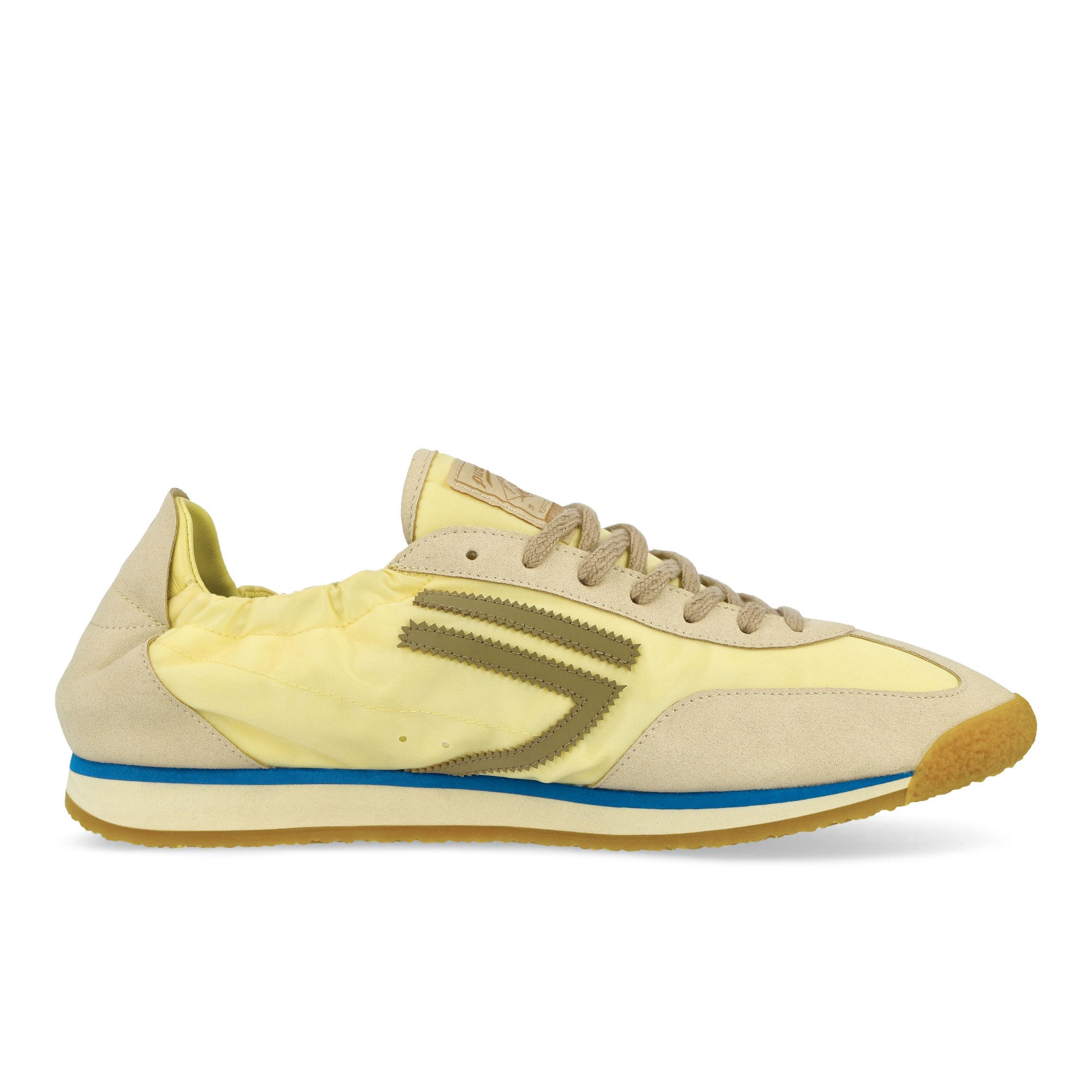 Puraai 6.02 Panther Stretch Nylon Egg Nog Low Top Sneakers Silhouette | Overkill