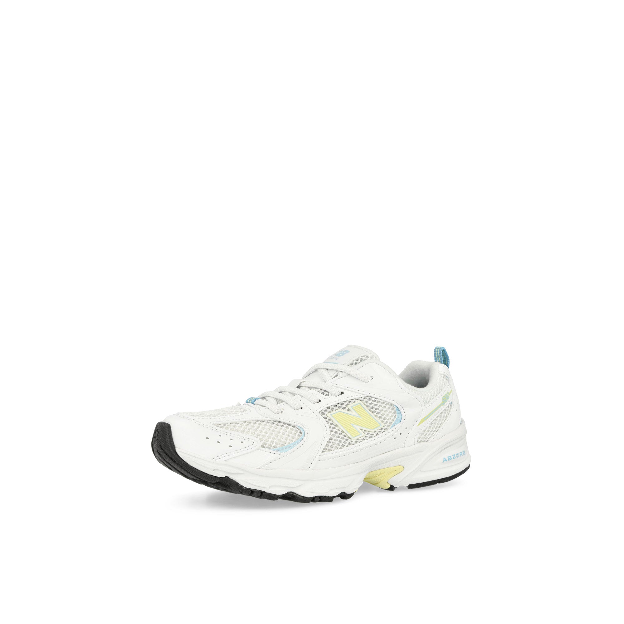 New Balance PZ530SN White / Electric Sky Low Top Sneakers Close Up | Overkill