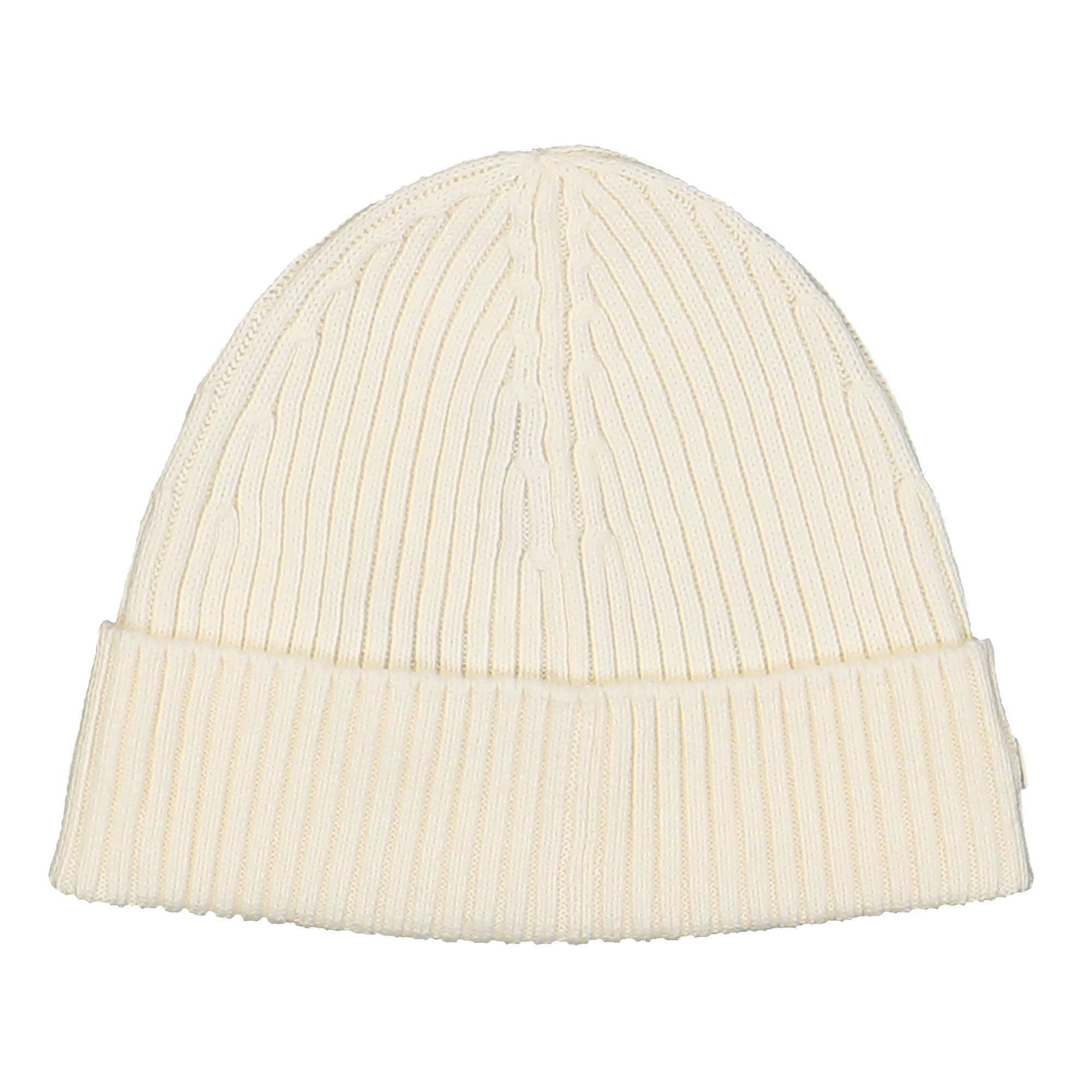 Lacoste Knitted Beanie Blanc Beanies Material | Overkill