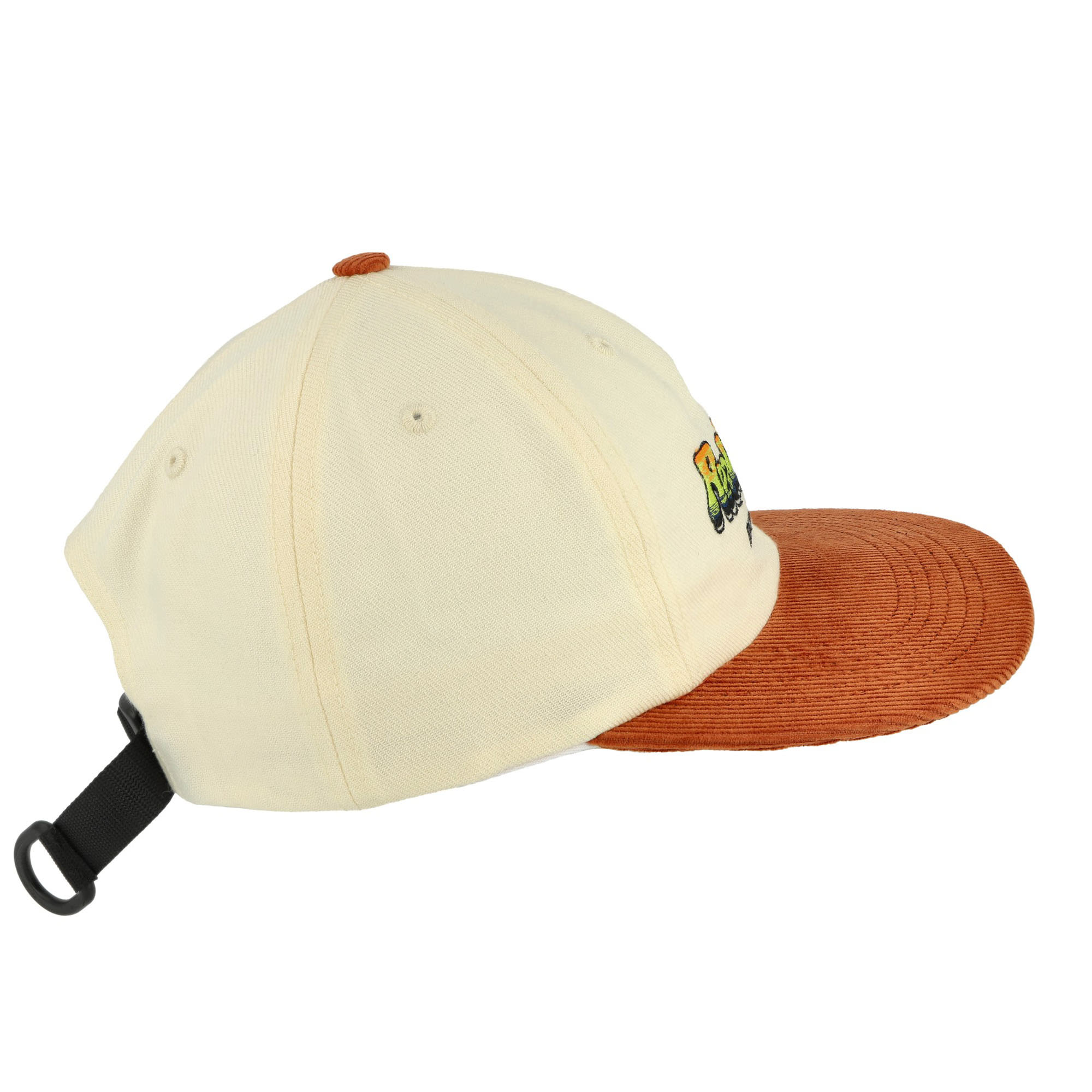 Real Bad Man Records & Tapes 6 Panel Cap Natura Caps Close-up | Overkill