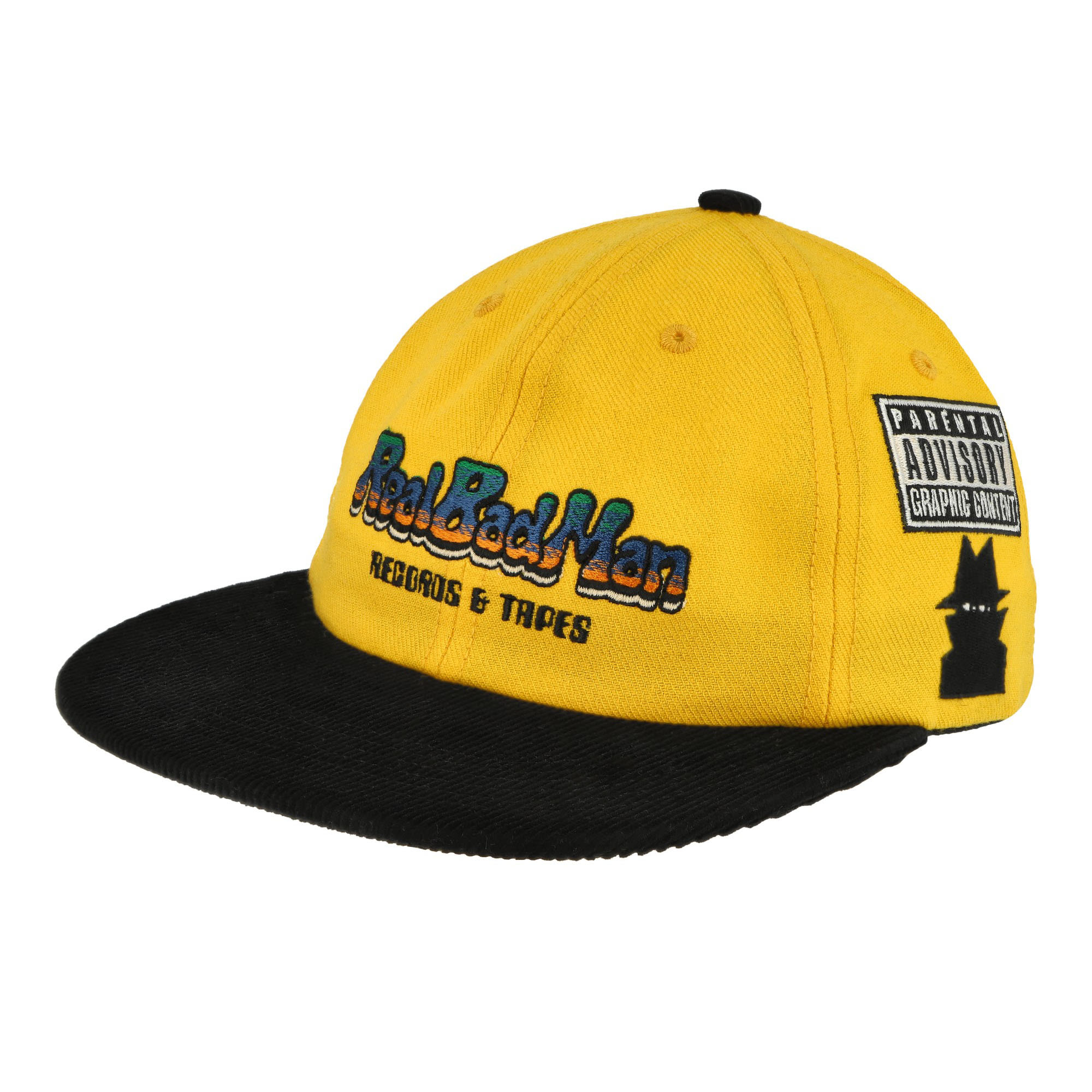 Real Bad Man Records & Tapes 6 Panel Cap Yellow Caps RBM12004 | Overkill