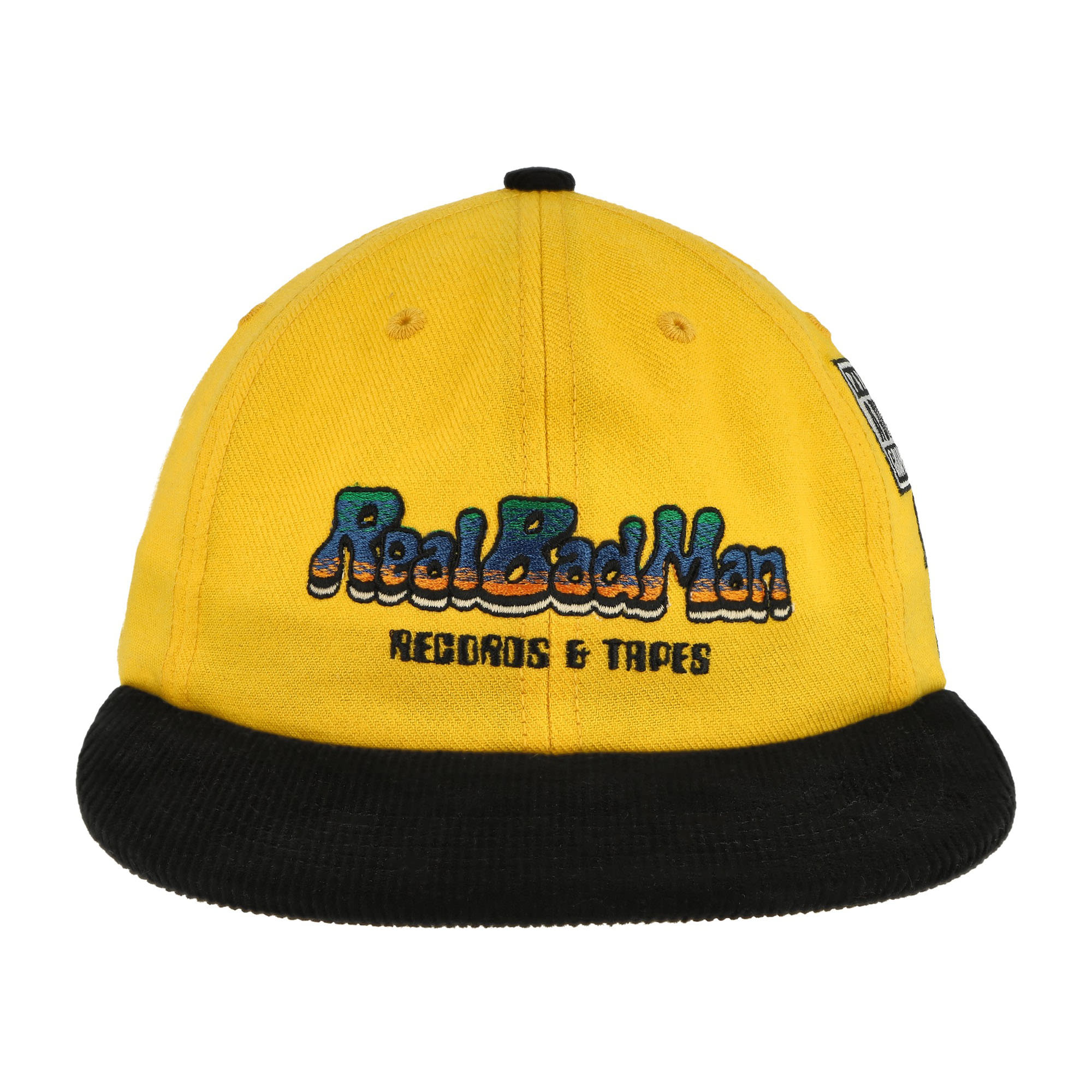 Real Bad Man Records & Tapes 6 Panel Cap Yellow Caps Detailfoto | Overkill