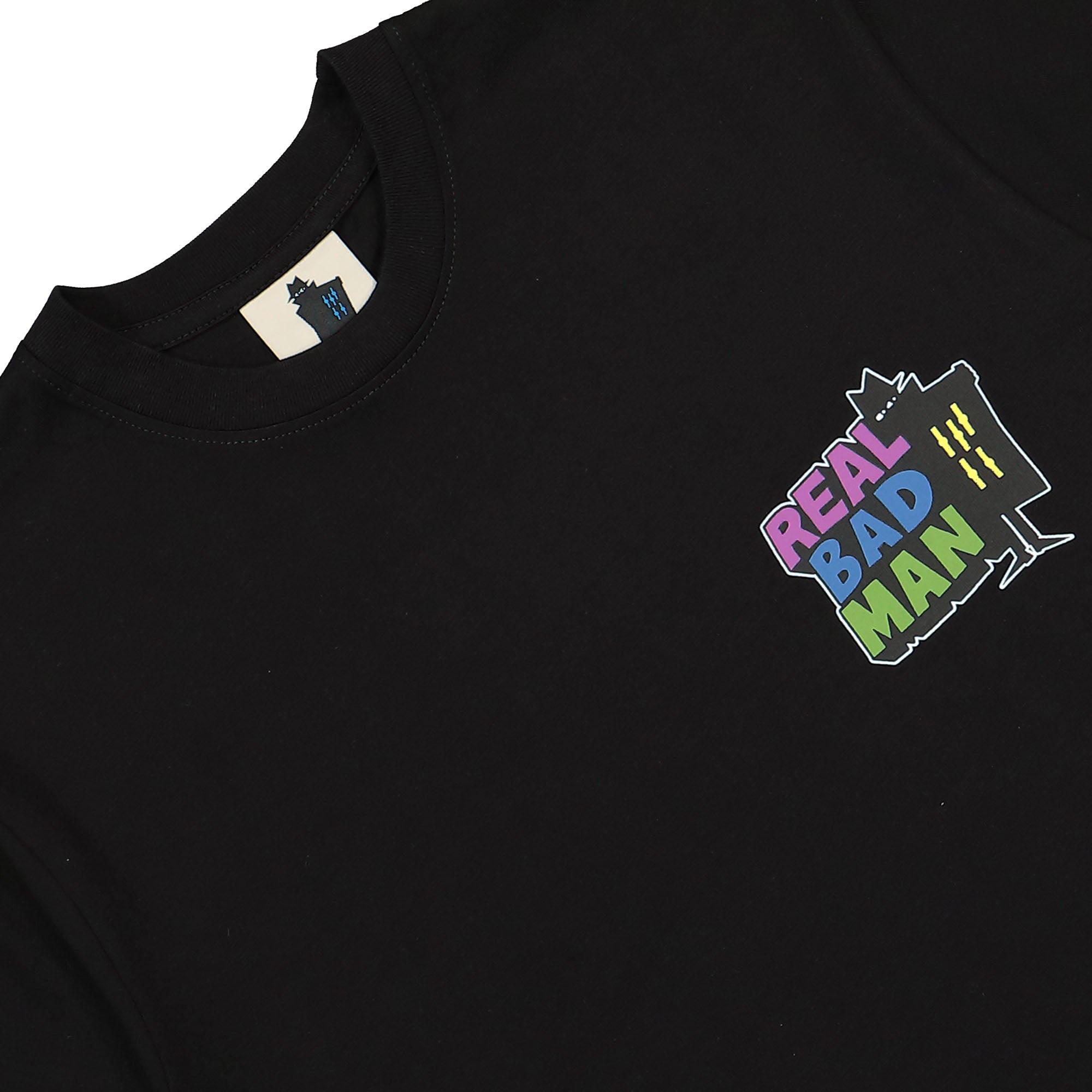 Real Bad Man RBM Logo Tee Vol. 12 Washed Black T-Shirts Material | Overkill