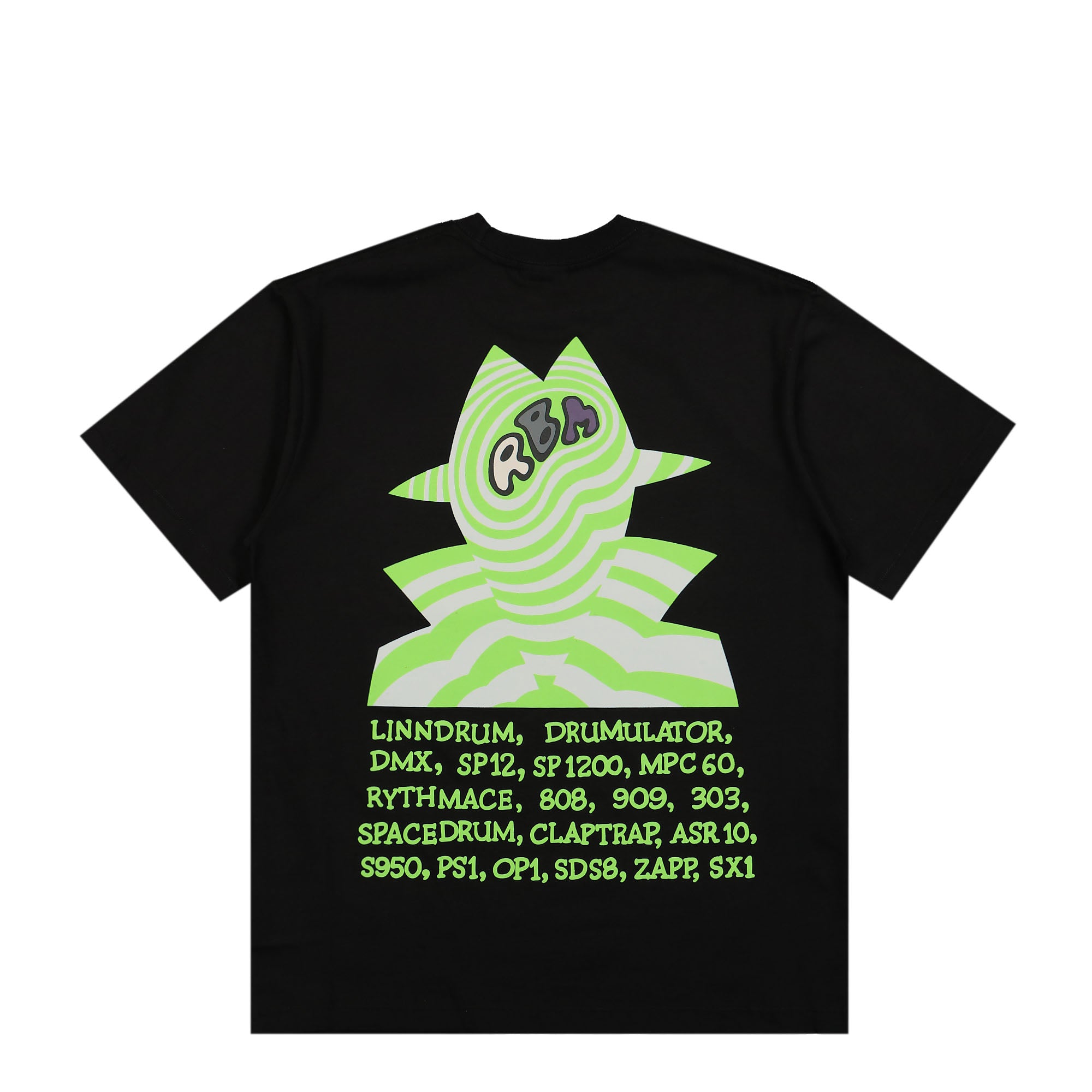 Real Bad Man Machine Freaks SS Tee Black T-Shirts Close-up | Overkill