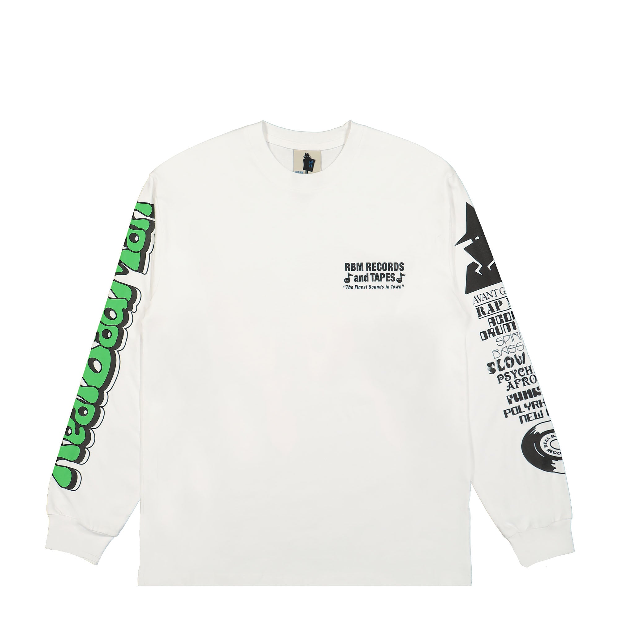 Real Bad Man Records And Tapes LS Tee White Longsleeves RBM1205903 | Overkill