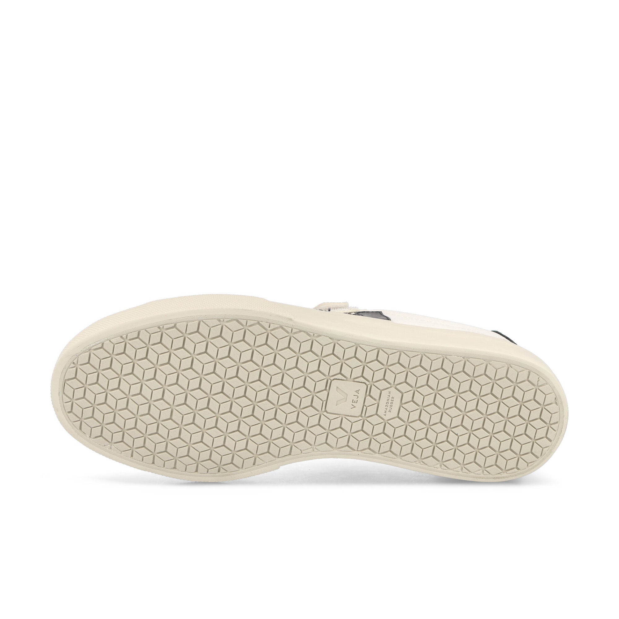 Veja W Recife Logo Chromefree Leather Extra White-Black Low Top Sneakers Detail View 1 | Overkill