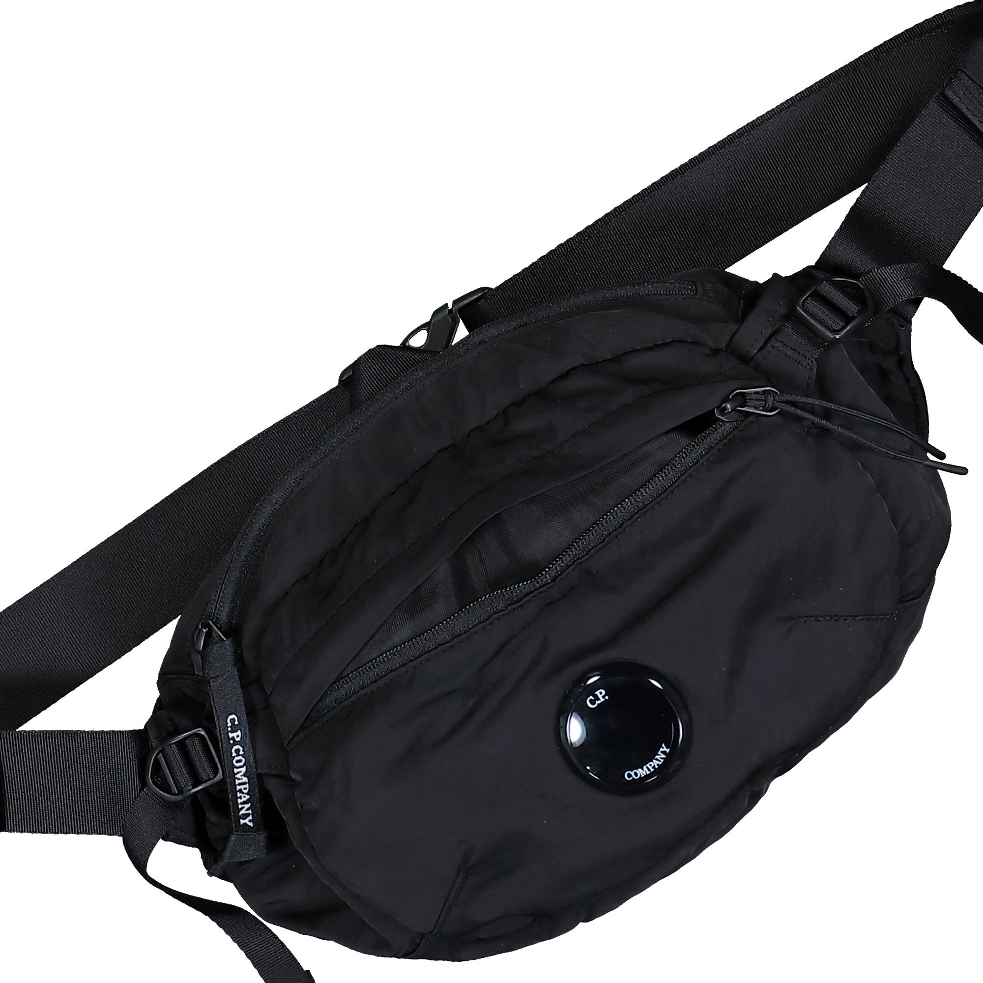 C.P. Company Nylon B Crossbody Pack Black Bag RCCMAC734A-005269G 999 Detailfoto | Overkill