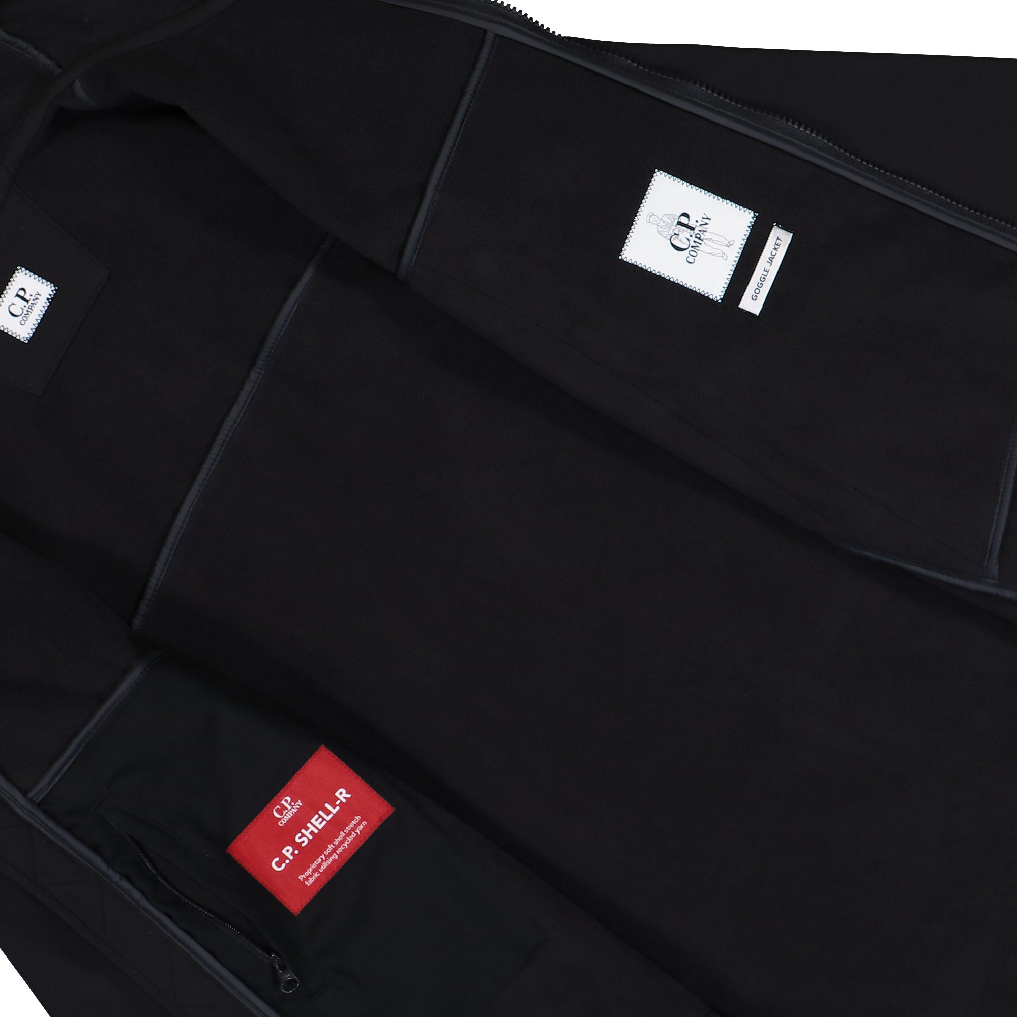 C.P. Company Shell-R Goggle Jacket Black Jackets RFCMOW700A-006097A 999 Detail View 4 | Overkill