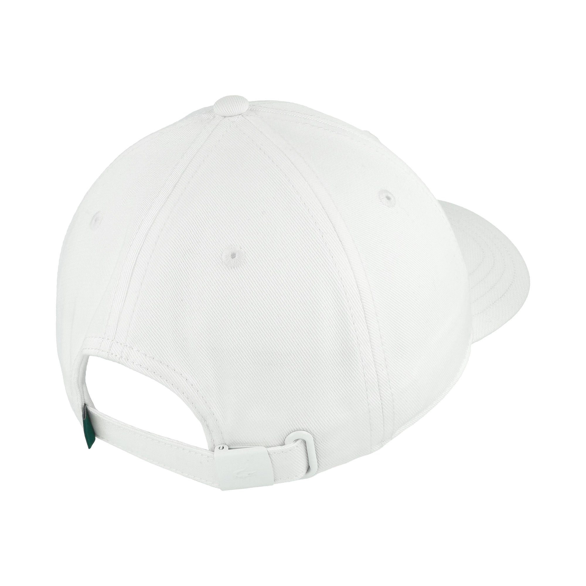 Lacoste Cotton Twill Cap White Caps RK0491-00 001 Detail View 2 | Overkill