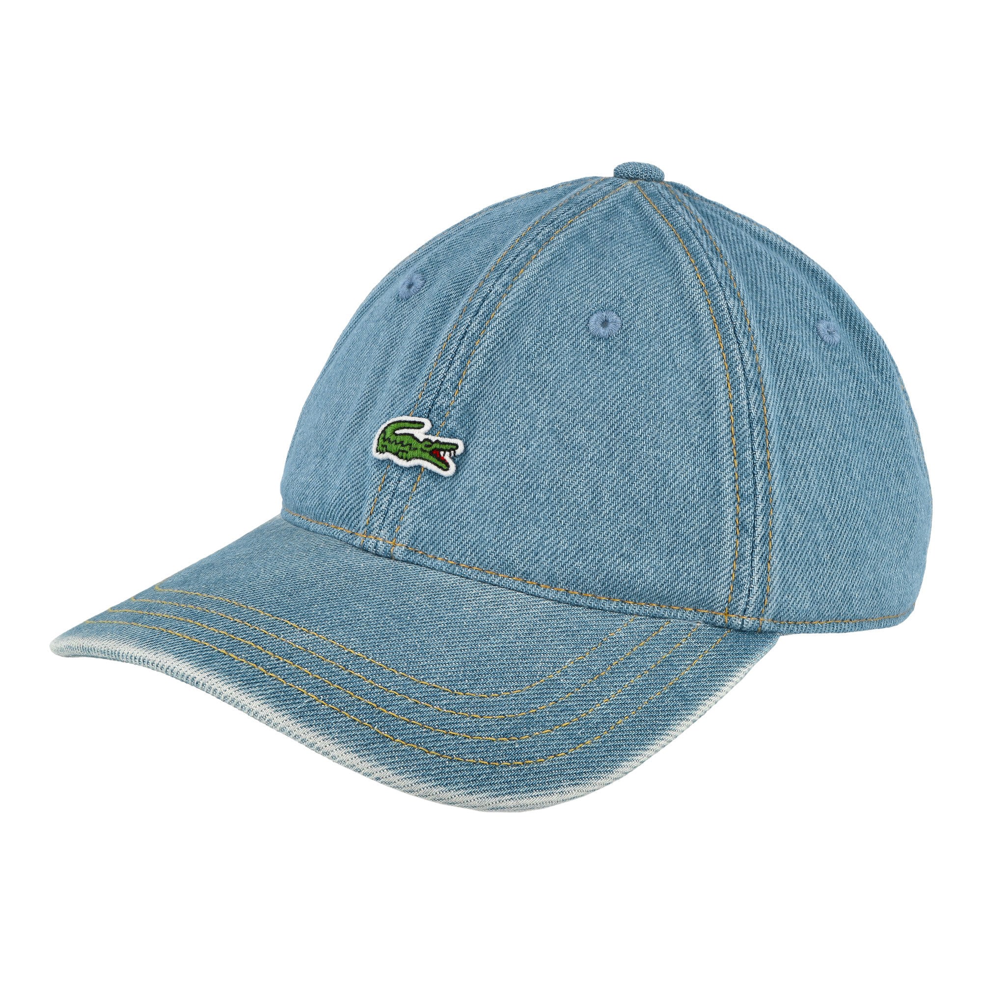 Lacoste Pale Denim Cotton Cap Washed Bleach Caps RK6362-00 MKU | Overkill