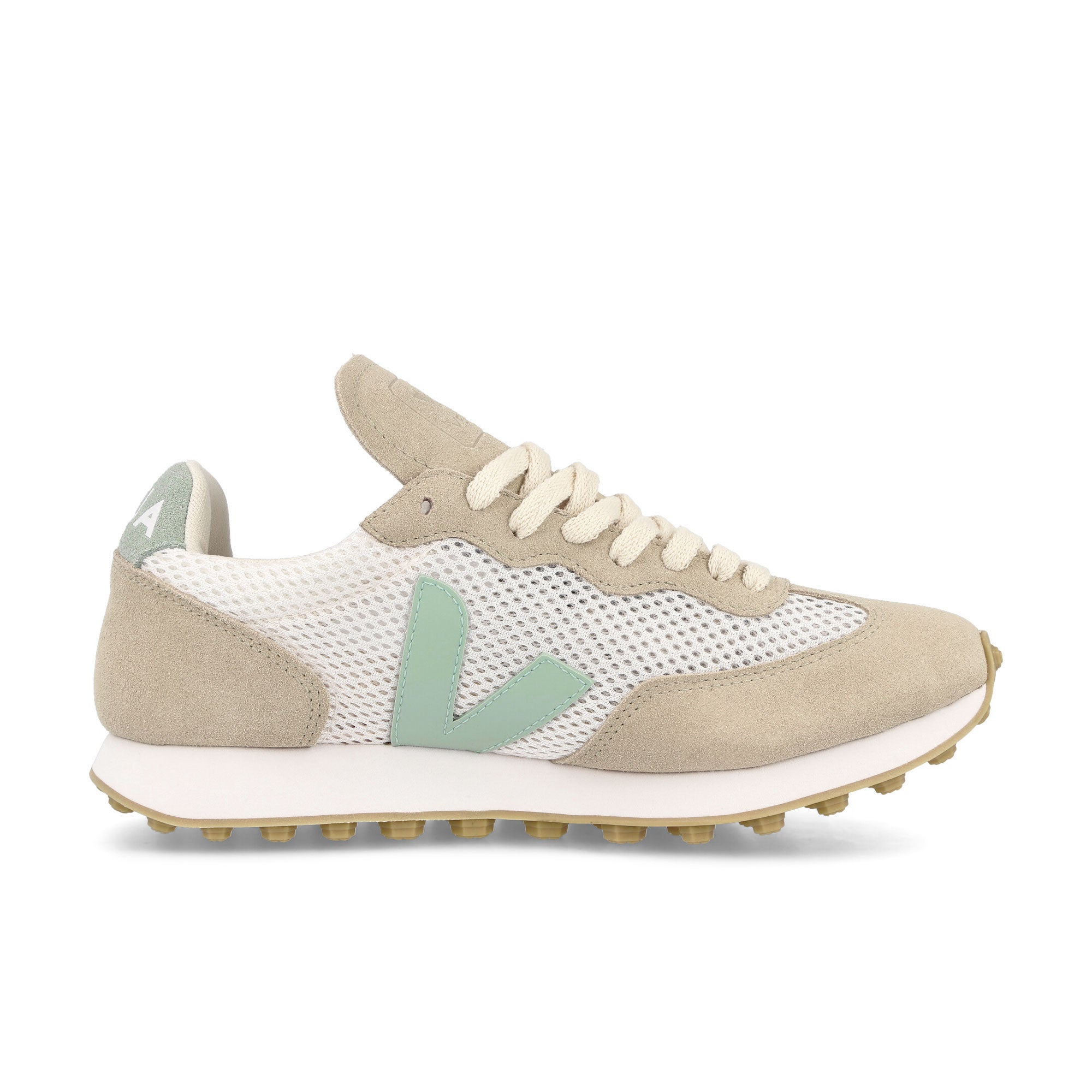 Veja W Rio Branco Light Aircell Lunar Matcha Low Top Sneakers Silhouette | Overkill