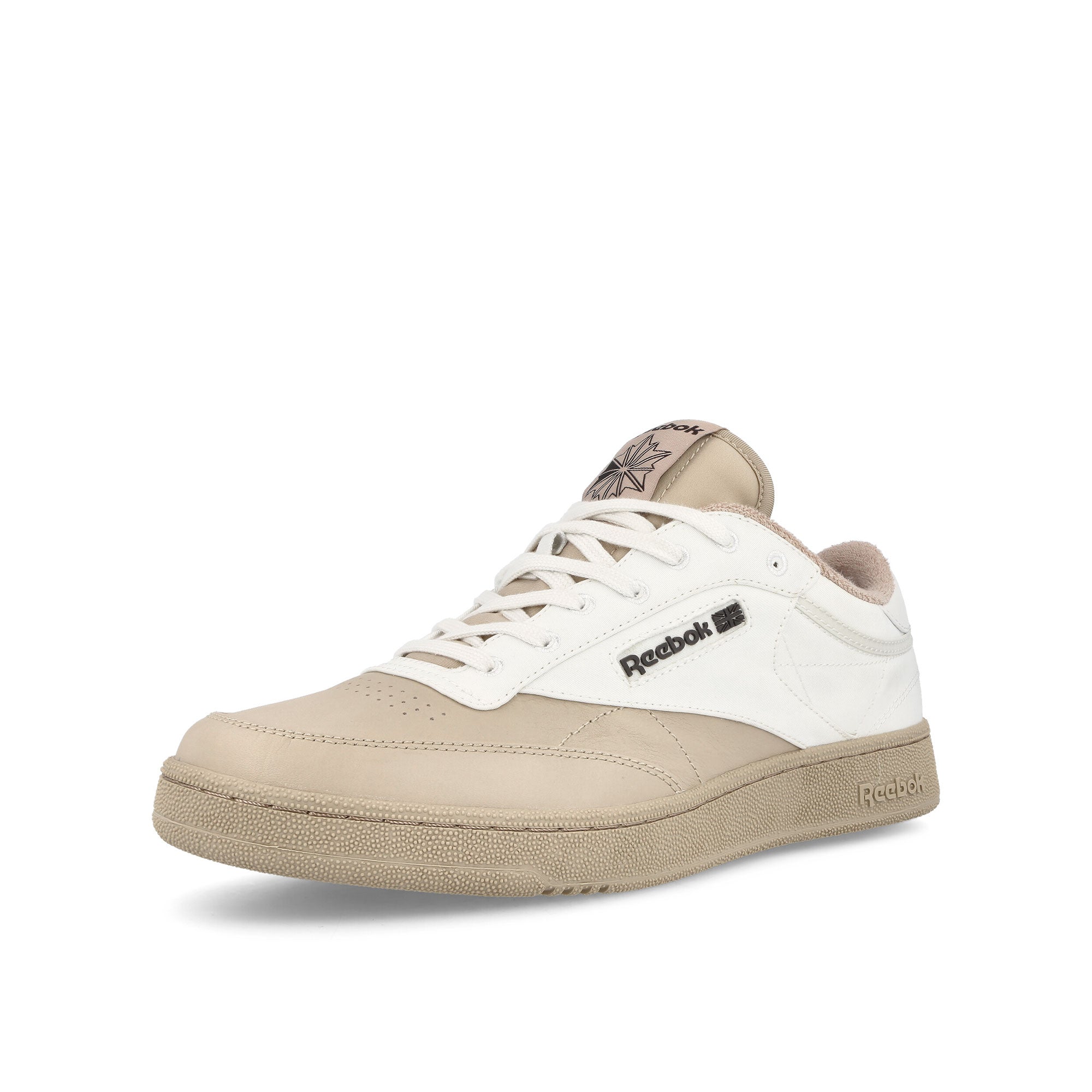 Reebok Club C Beige Pale Low Top Sneakers Material | Overkill