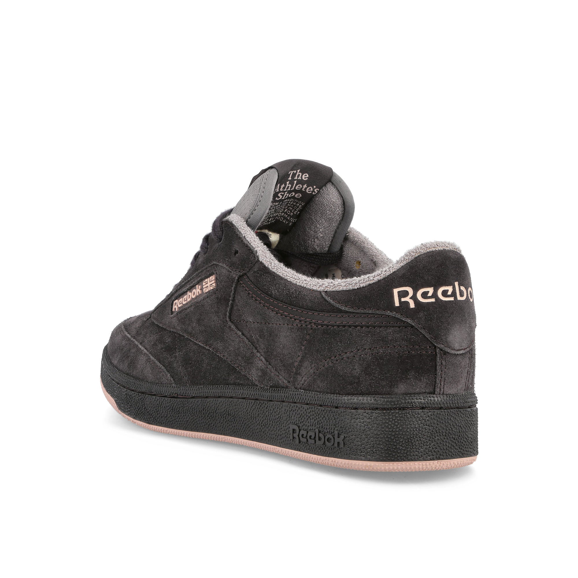 Reebok Club C Black Light Pink Low Top Sneakers Material | Overkill