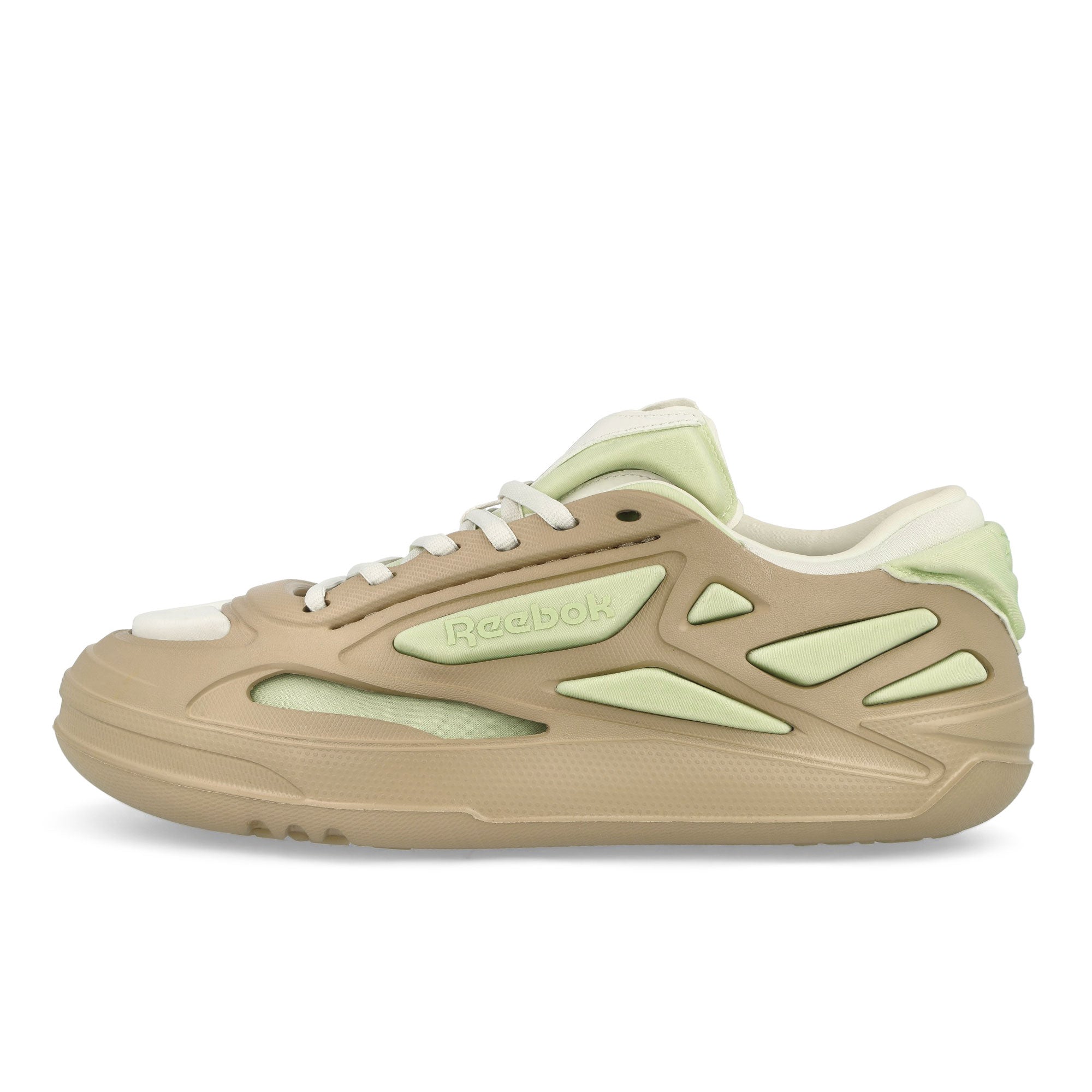 Reebok Future Club C Beige Light Green Low Top Sneakers RMIA037C99MAT0016154 | Overkill