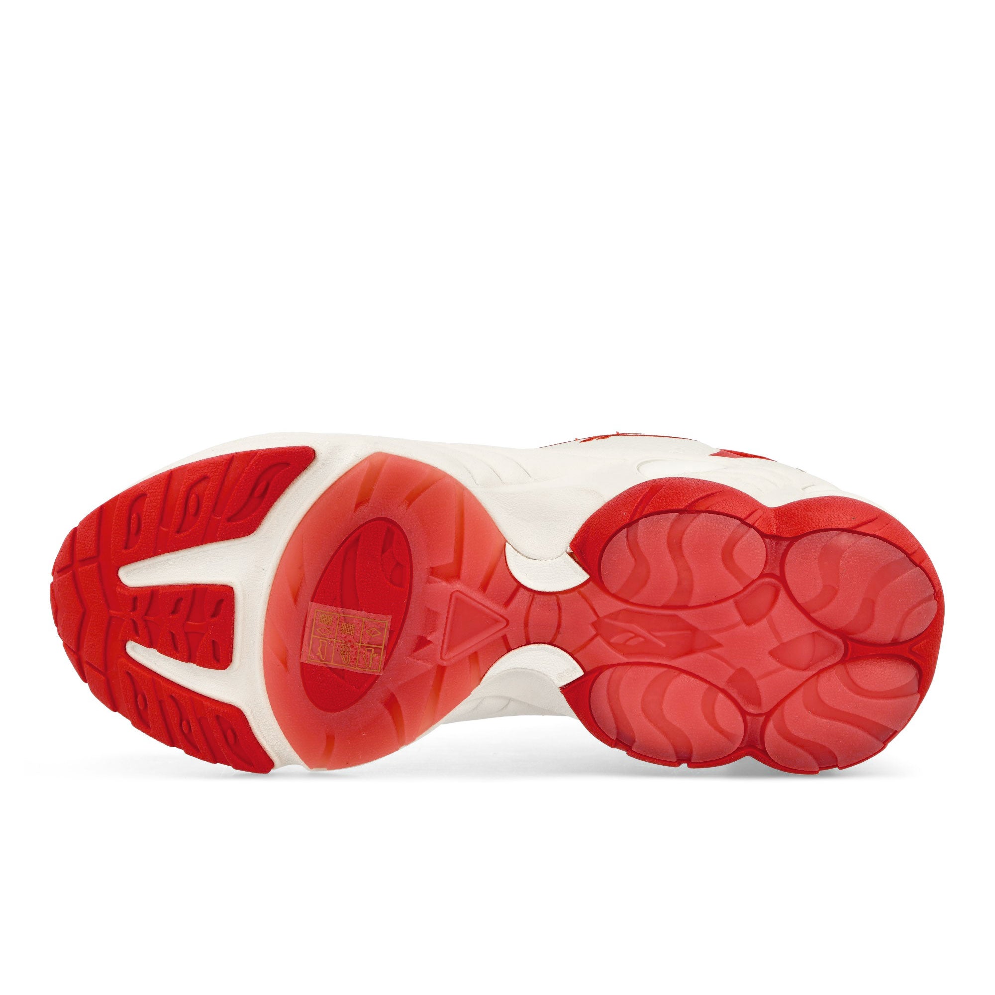 Reebok DMX Run 6 Modern White / Red Low Top Sneakers Detail View 1 | Overkill