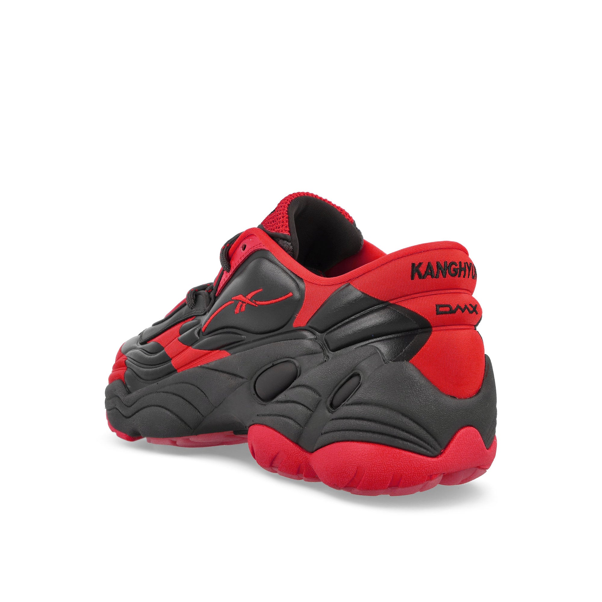 Reebok DMX Run 6 Modern Black Red Low Top Sneakers Material | Overkill