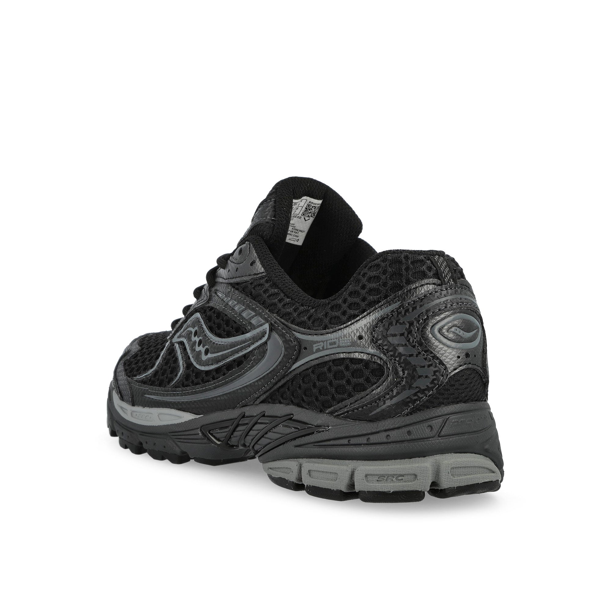 Saucony ProGrid Ride 1 Black / Gunmetal Sneaker S101807-1001 Material | Overkill