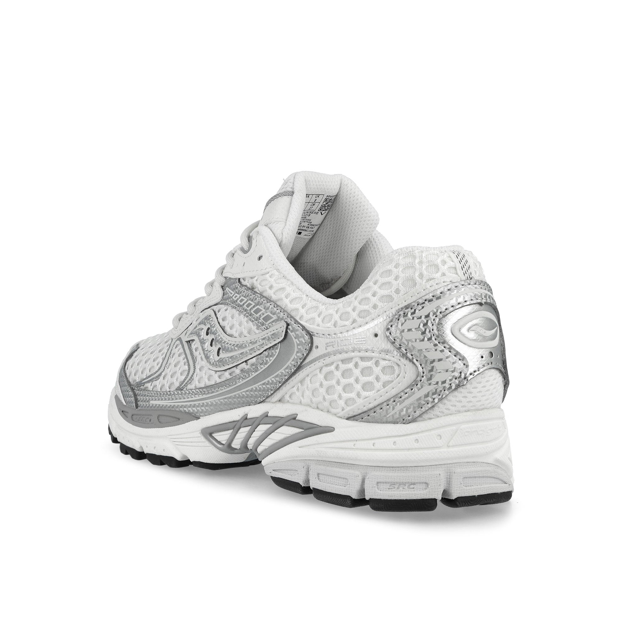 Saucony Progrid Ride 1 Ivory / Silver Low Top Sneakers S101807-1018 Material | Overkill