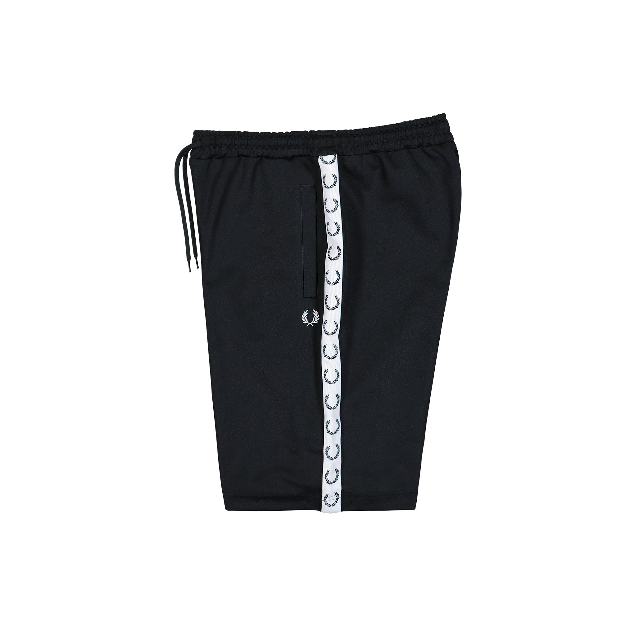 Fred Perry Taped Tricot Shorts Black Shorts S5508-102 Detailfoto | Overkill