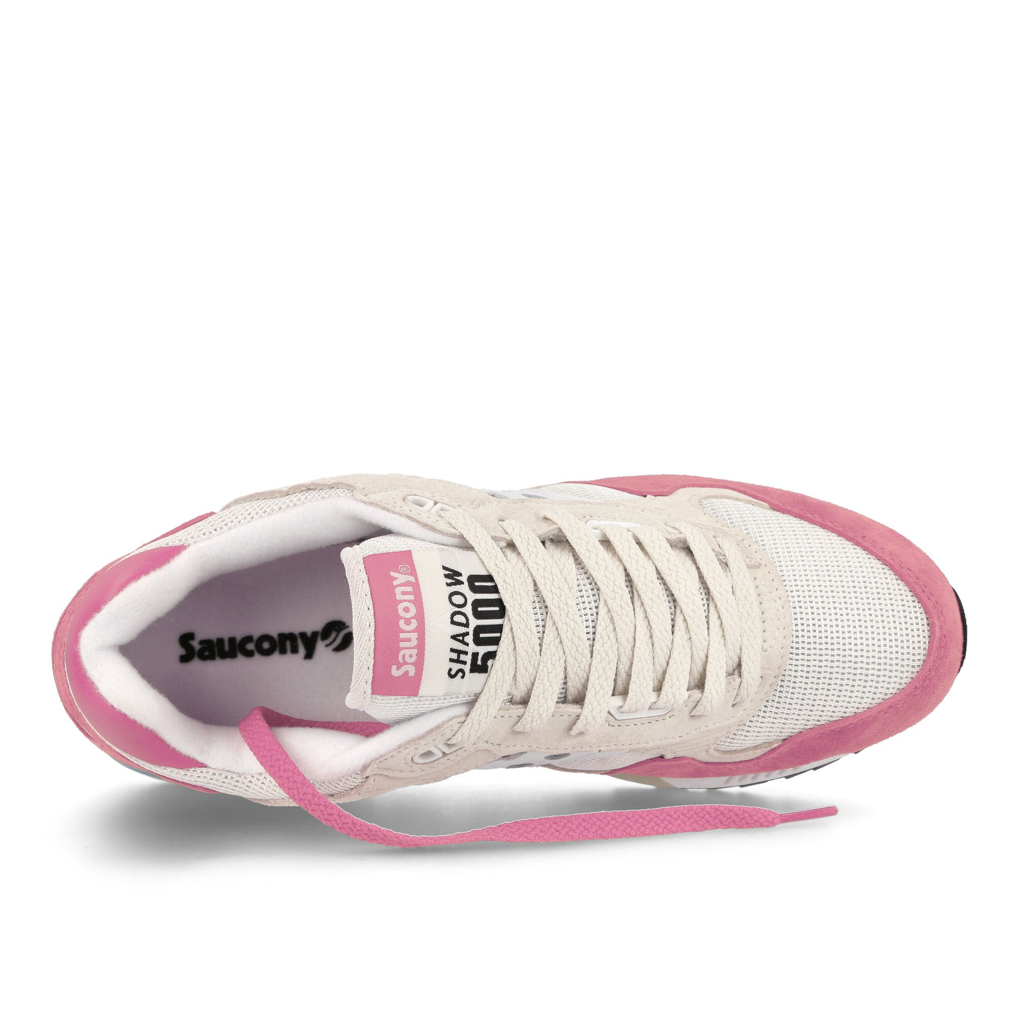 Saucony wmns shadow 5000 White / Pink Low Top Sneakers Detailfoto | Overkill