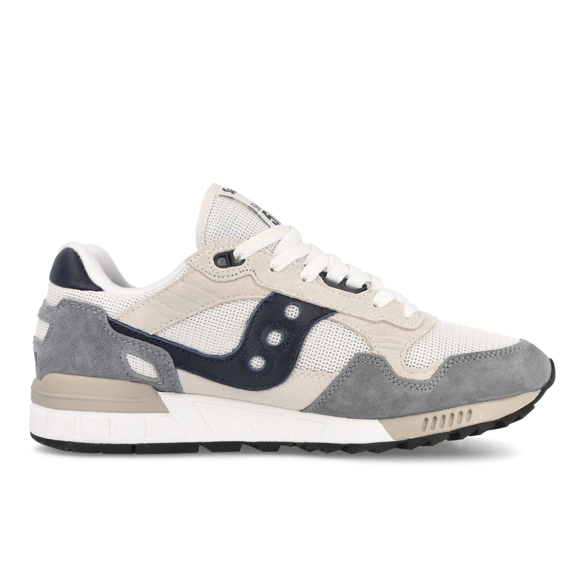 Saucony Shadow 5000 Light Grey / Navy Low Top Sneakers Silhouette | Overkill