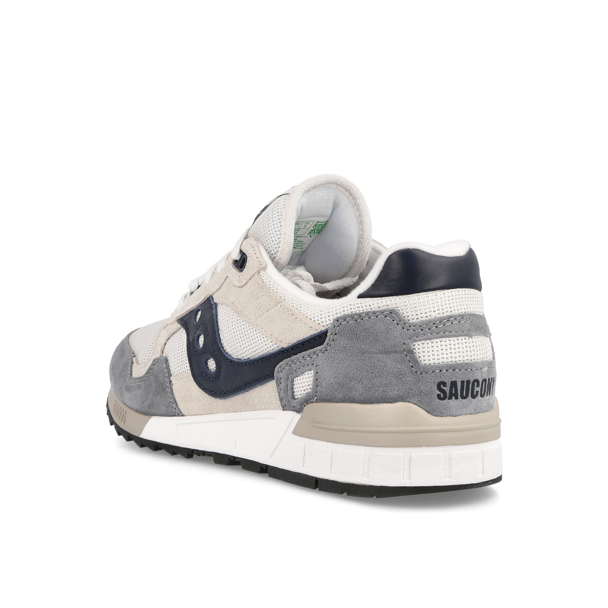 Saucony Shadow 5000 Light Grey / Navy Low Top Sneakers Material | Overkill