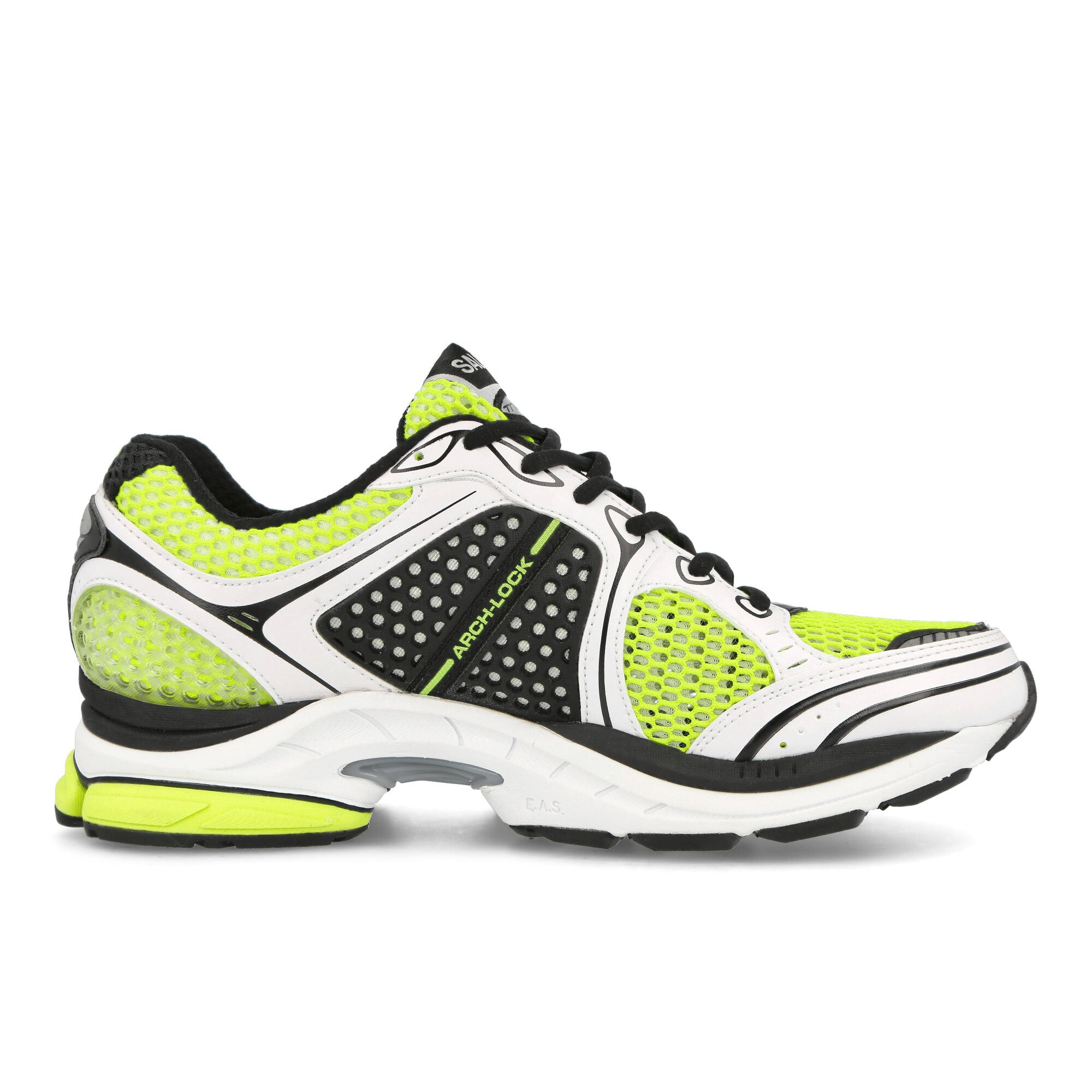 Saucony Progrid Triumph 4 Yellow-Silver Low Top Sneakers Silhouette | Overkill