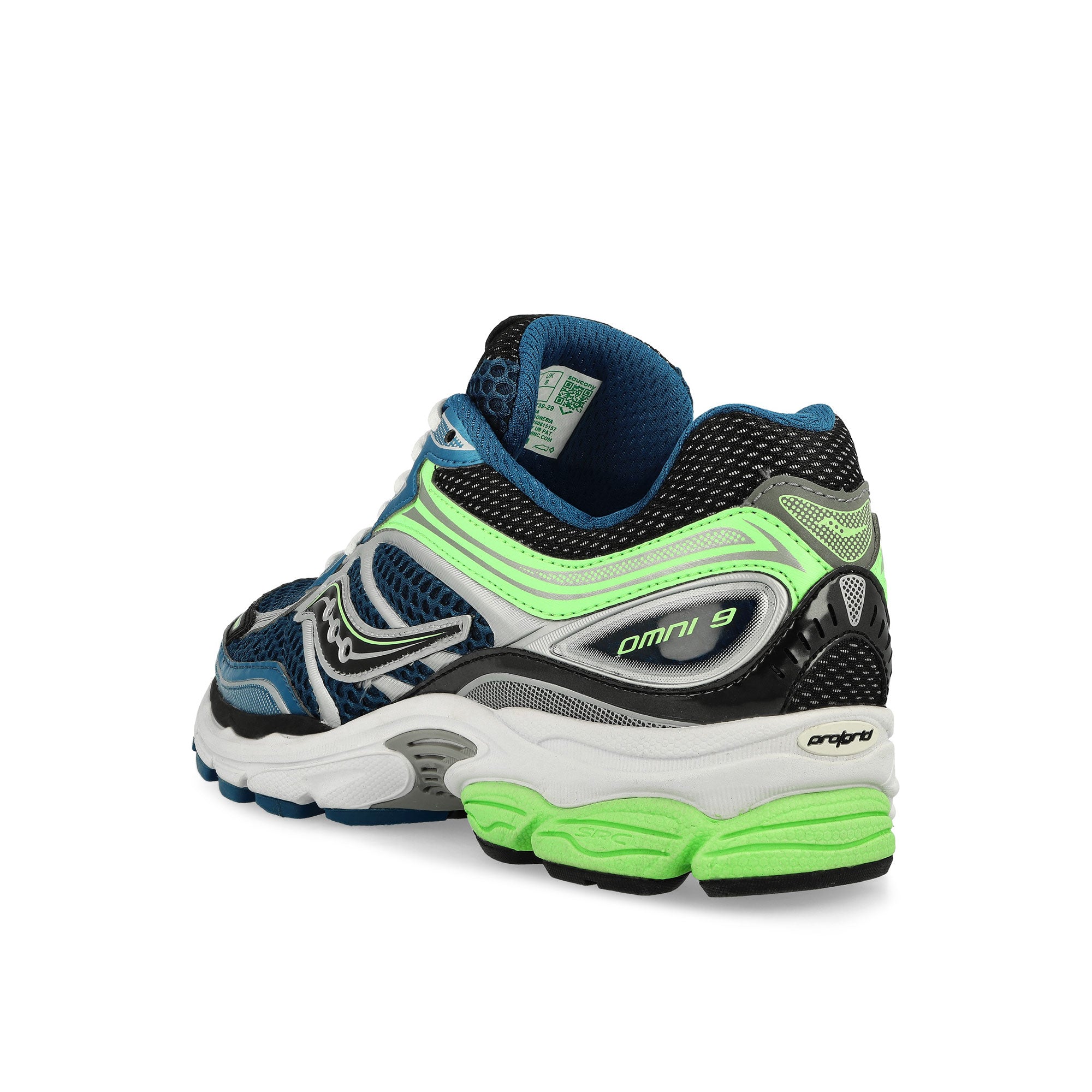 Saucony Progrid Omni 9 Blue / Lime Low Top Sneaker S70739-29 Material | Overkill