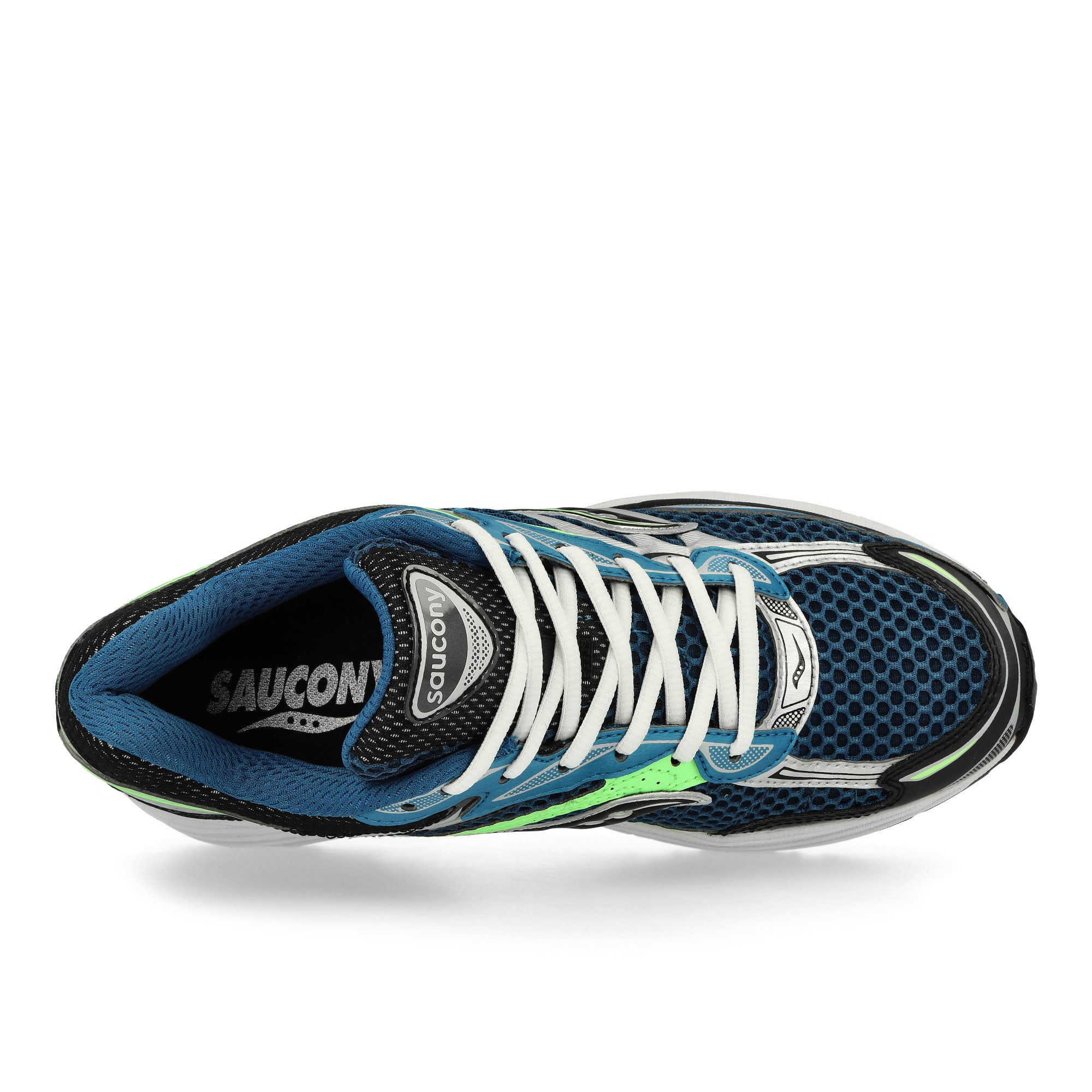 Saucony Progrid Omni 9 Blue / Lime Low Top Sneaker S70739-29 Detailfoto | Overkill