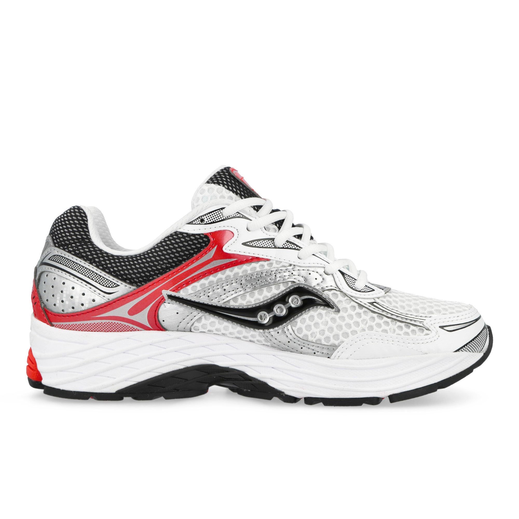 Saucony ProGrid Omni 9 White / Red Low Top Sneakers S70739-55 Silhouette | Overkill