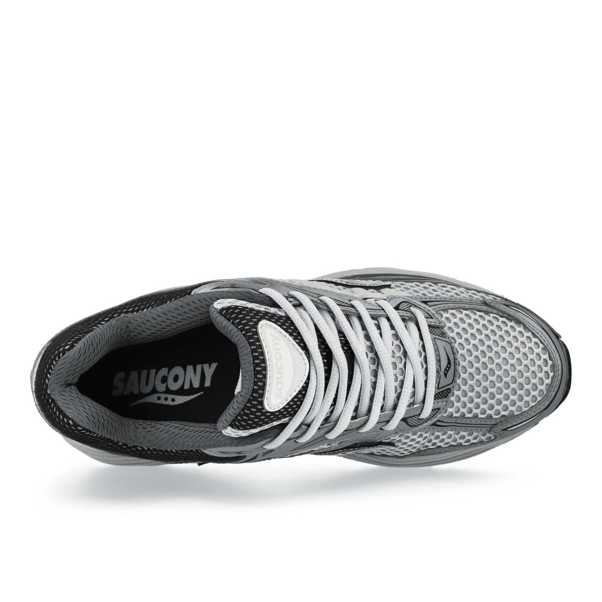 Saucony ProGrid Omni 9 Microchip / Grey Low Top Sneakers Detailfoto | Overkill