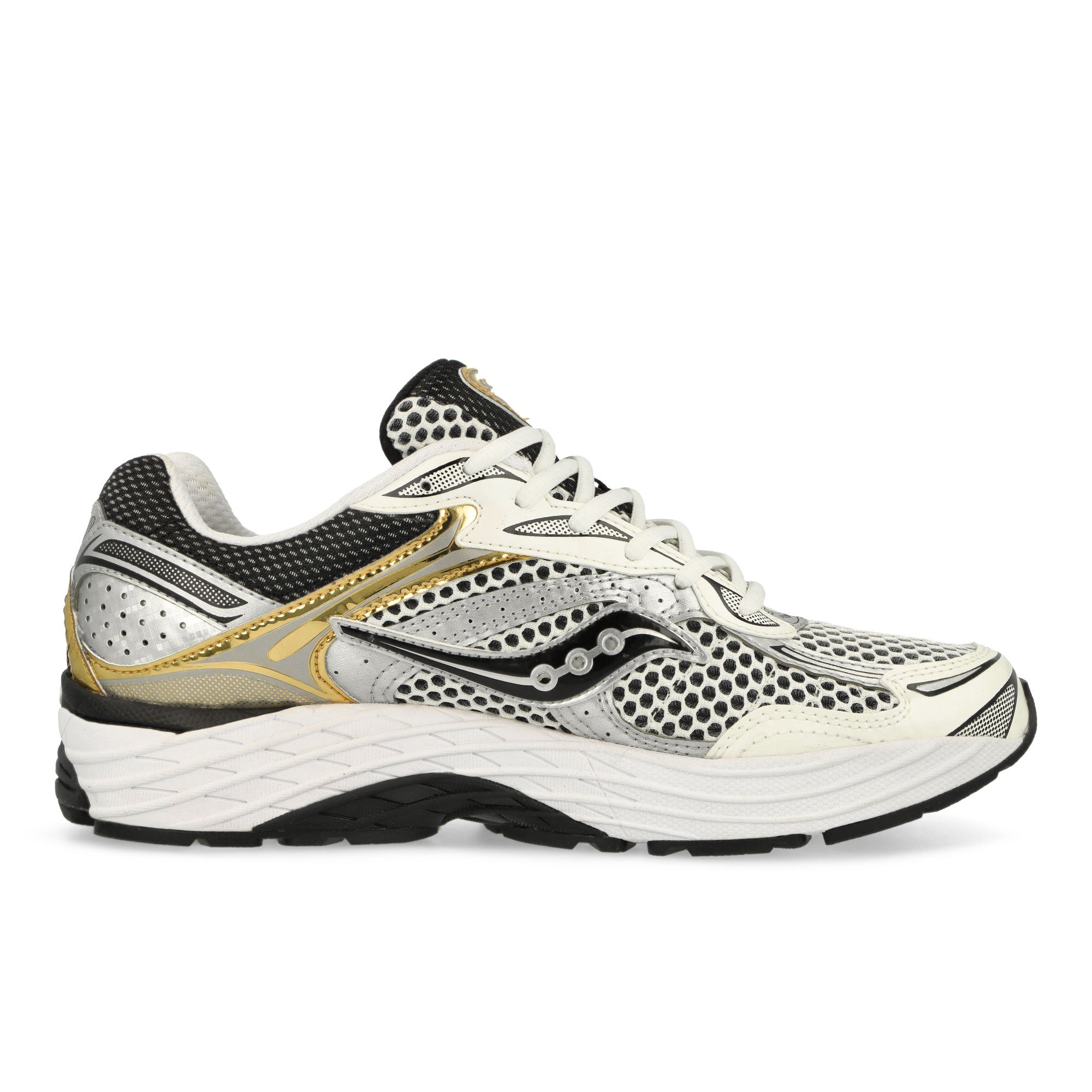 Saucony Progrid Omni 9 Silver / Gold Low Top Sneakers Silhouette | Overkill