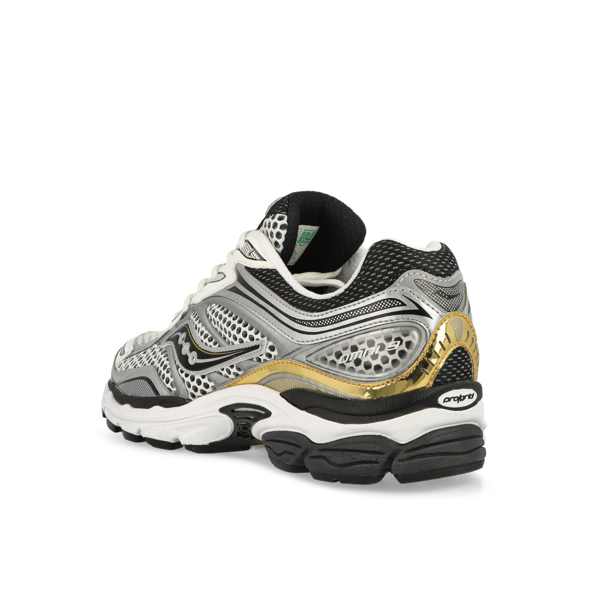 Saucony Progrid Omni 9 Silver / Gold Low Top Sneakers Material | Overkill