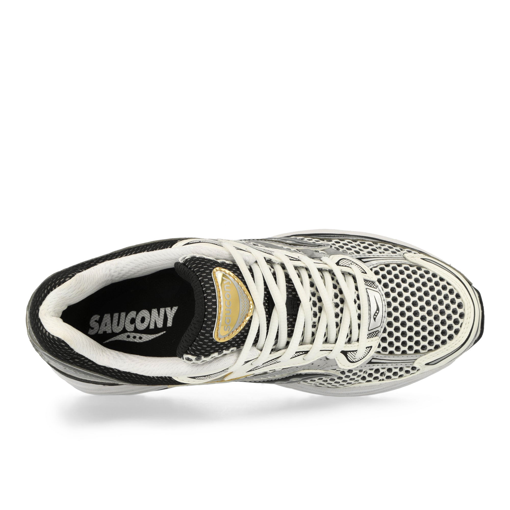 Saucony Progrid Omni 9 Silver / Gold Low Top Sneakers Detailfoto | Overkill