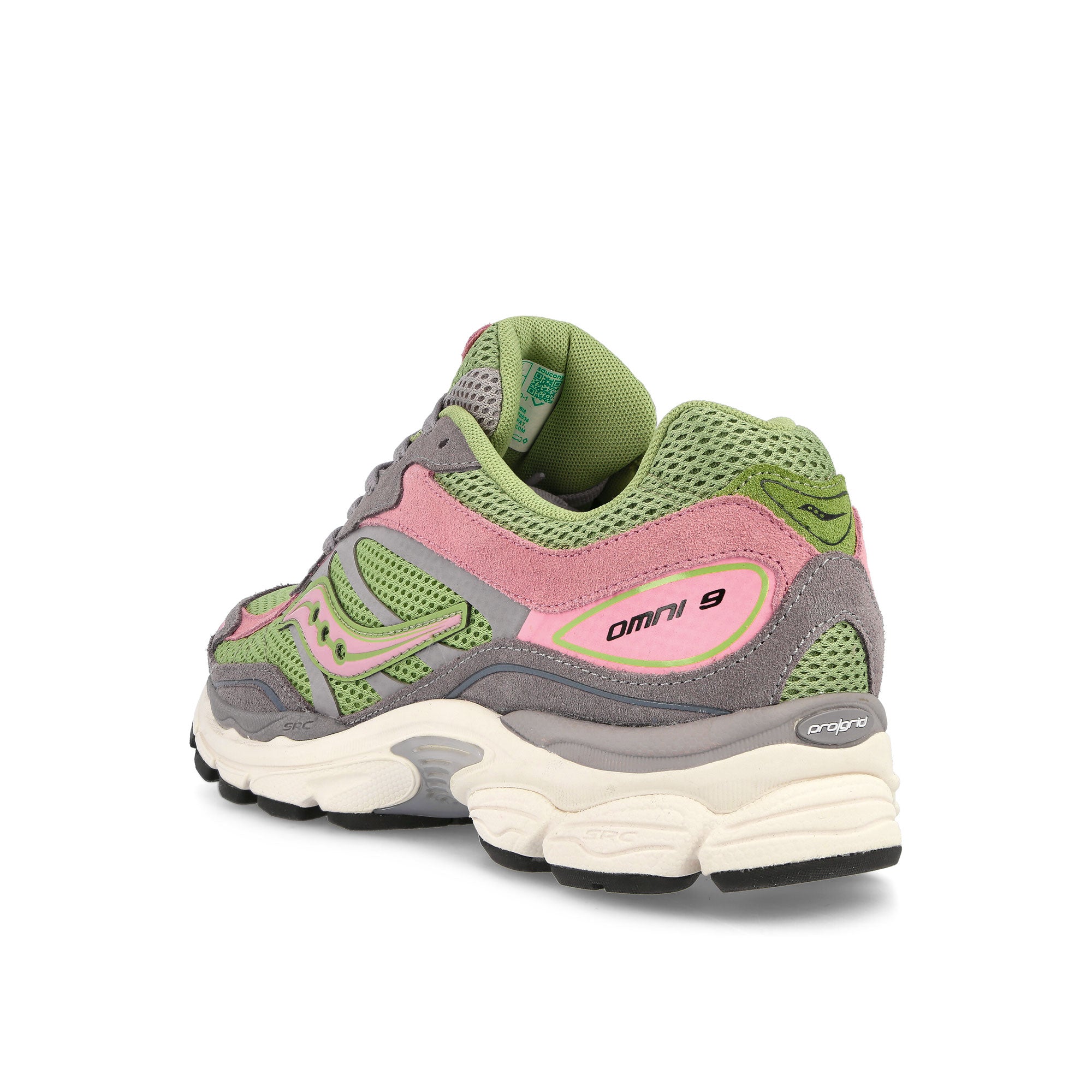 Saucony Progrid Omni 9 Gray / Green Low Top Sneakers Material | Overkill