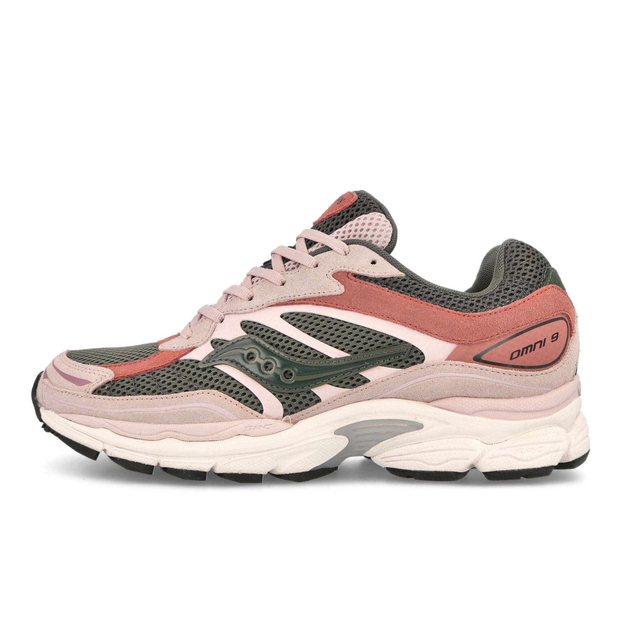 Saucony Progrid Omni 9 Pink / Green Low Top Sneakers S70740-2 | Overkill