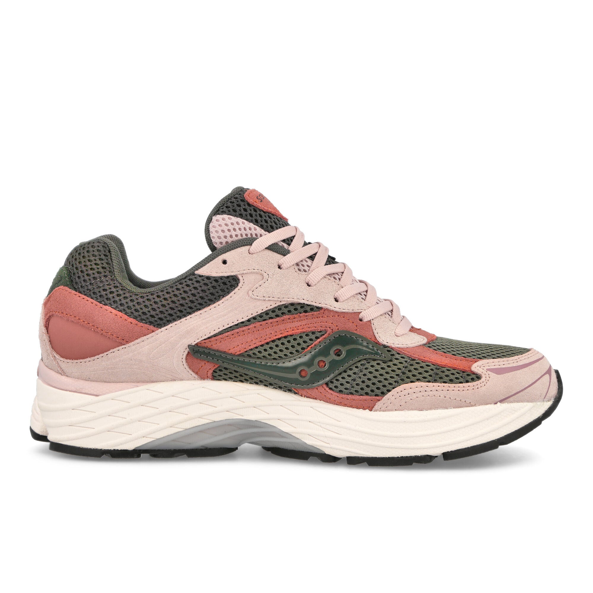 Saucony Progrid Omni 9 Pink / Green Low Top Sneakers Silhouette | Overkill