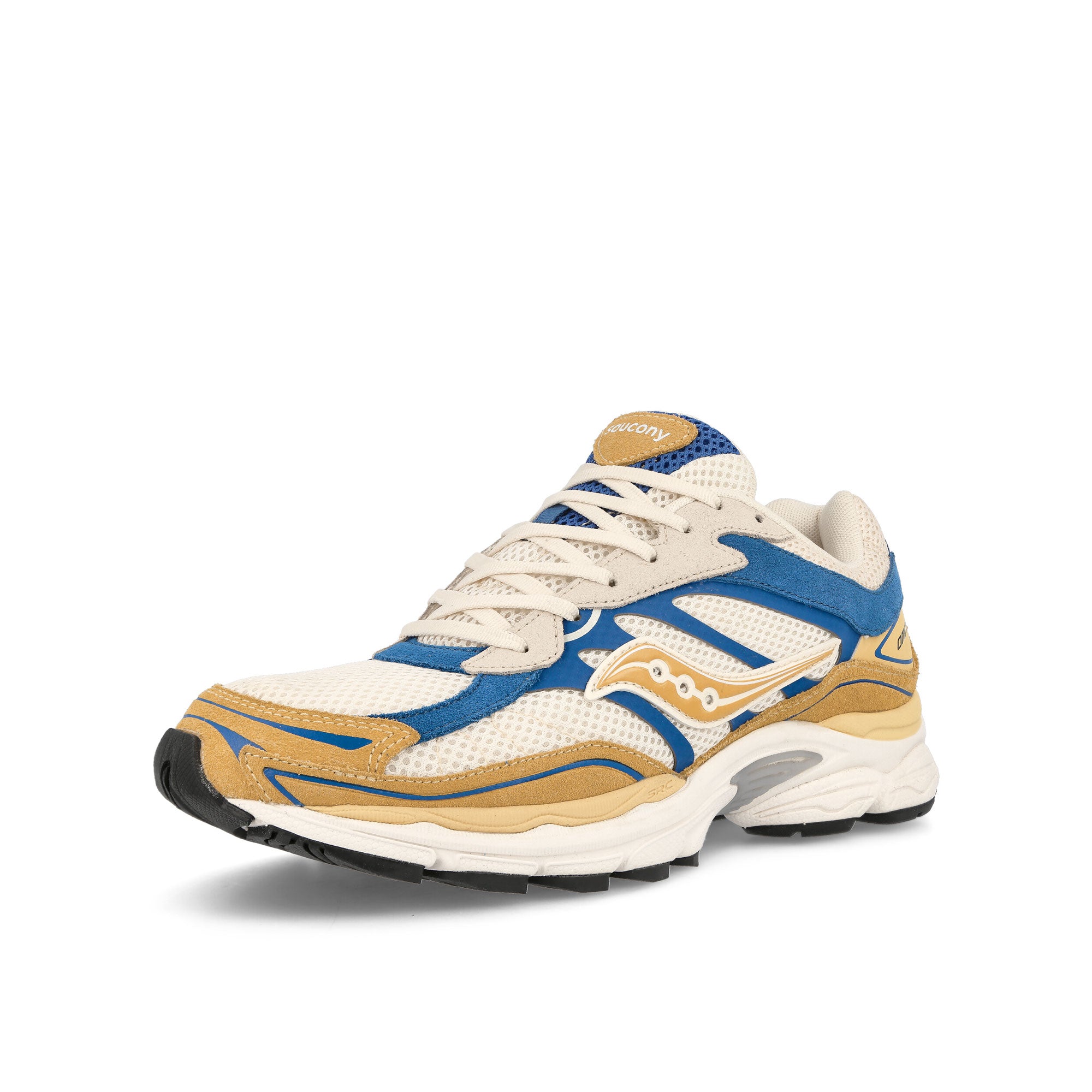Saucony Progrid Omni 9 Cream / Yellow Low Top Sneakers Close Up | Overkill