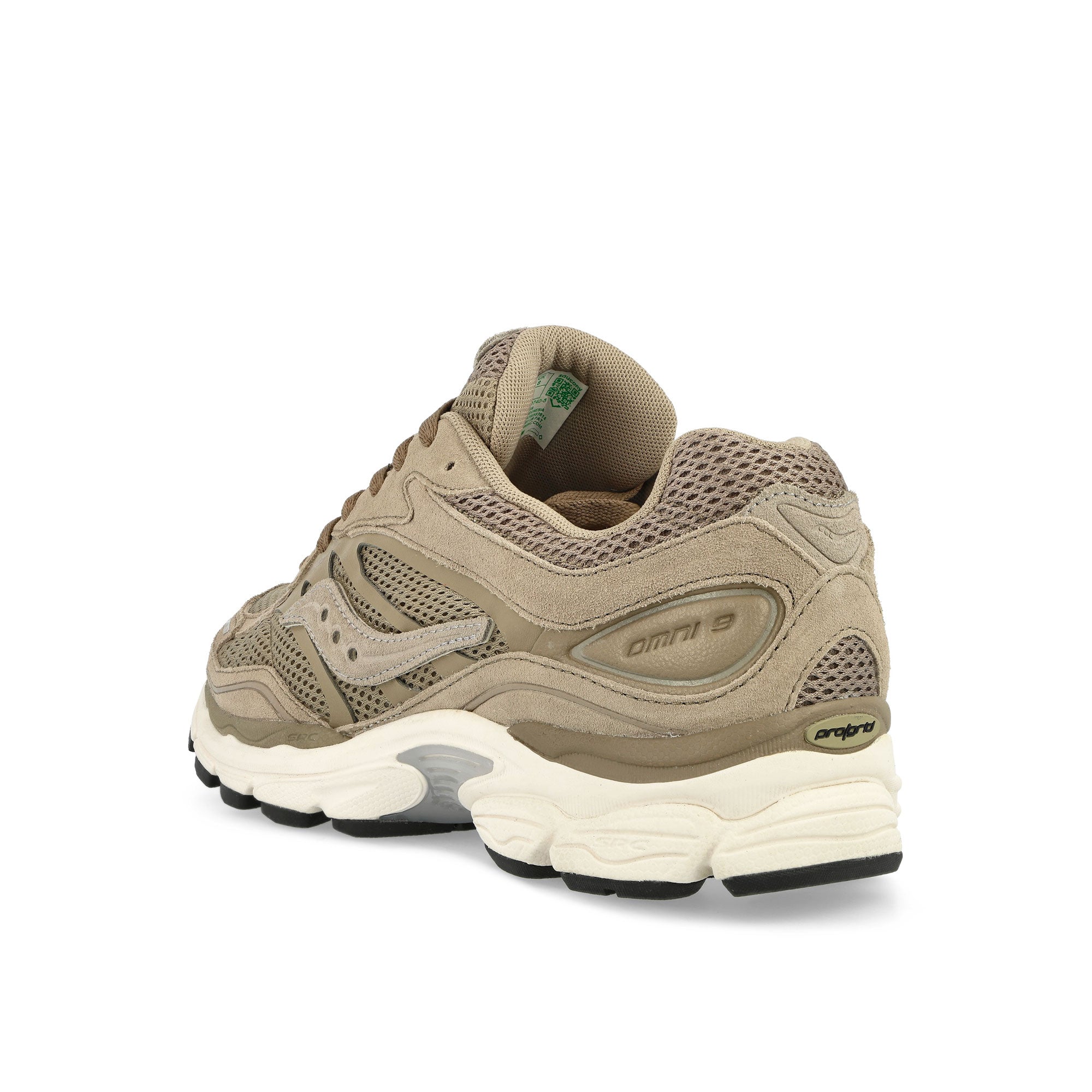 Saucony Progrid Omni 9 Greige Low Top Sneakers Material | Overkill