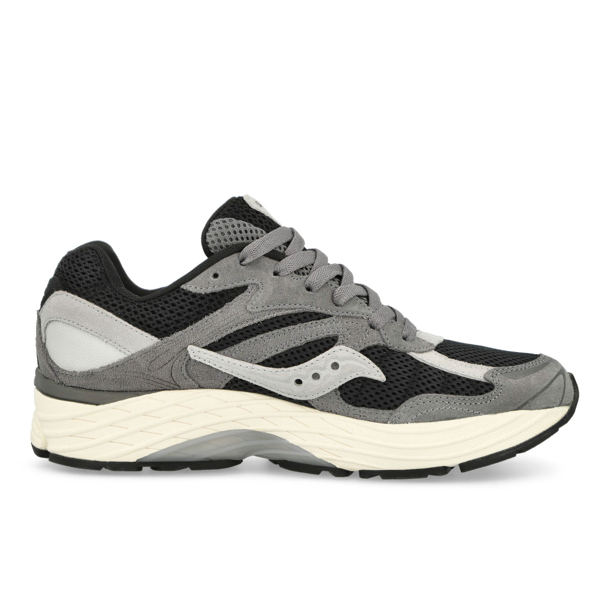 Saucony Progrid Omni 9 Grey / Black Low Top Sneakers Silhouette | Overkill