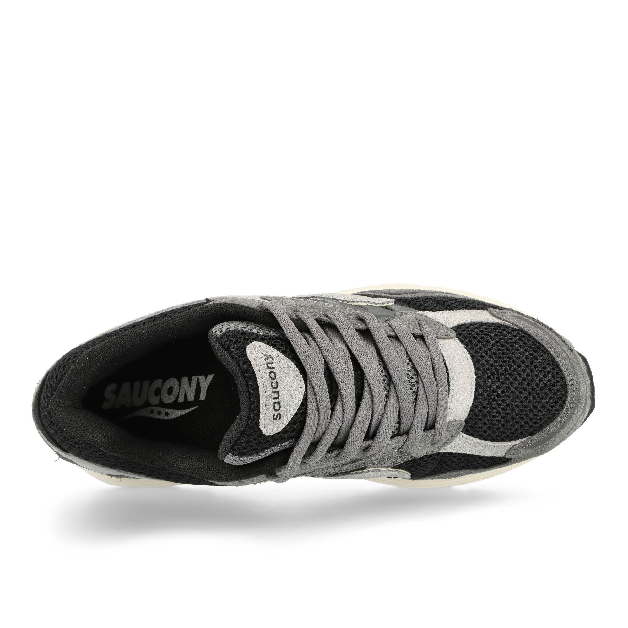 Saucony Progrid Omni 9 Grey / Black Low Top Sneakers Detailfoto | Overkill