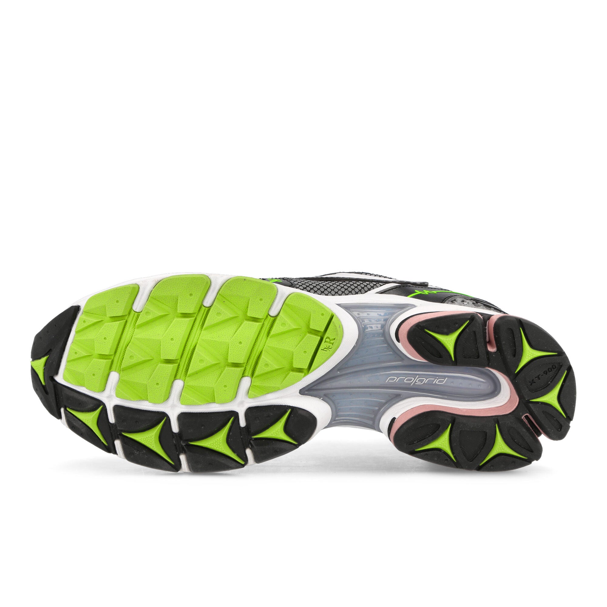 Saucony Progrid Triumph 4 Black / White / Pink Low Top Sneakers Detail View 1 | Overkill