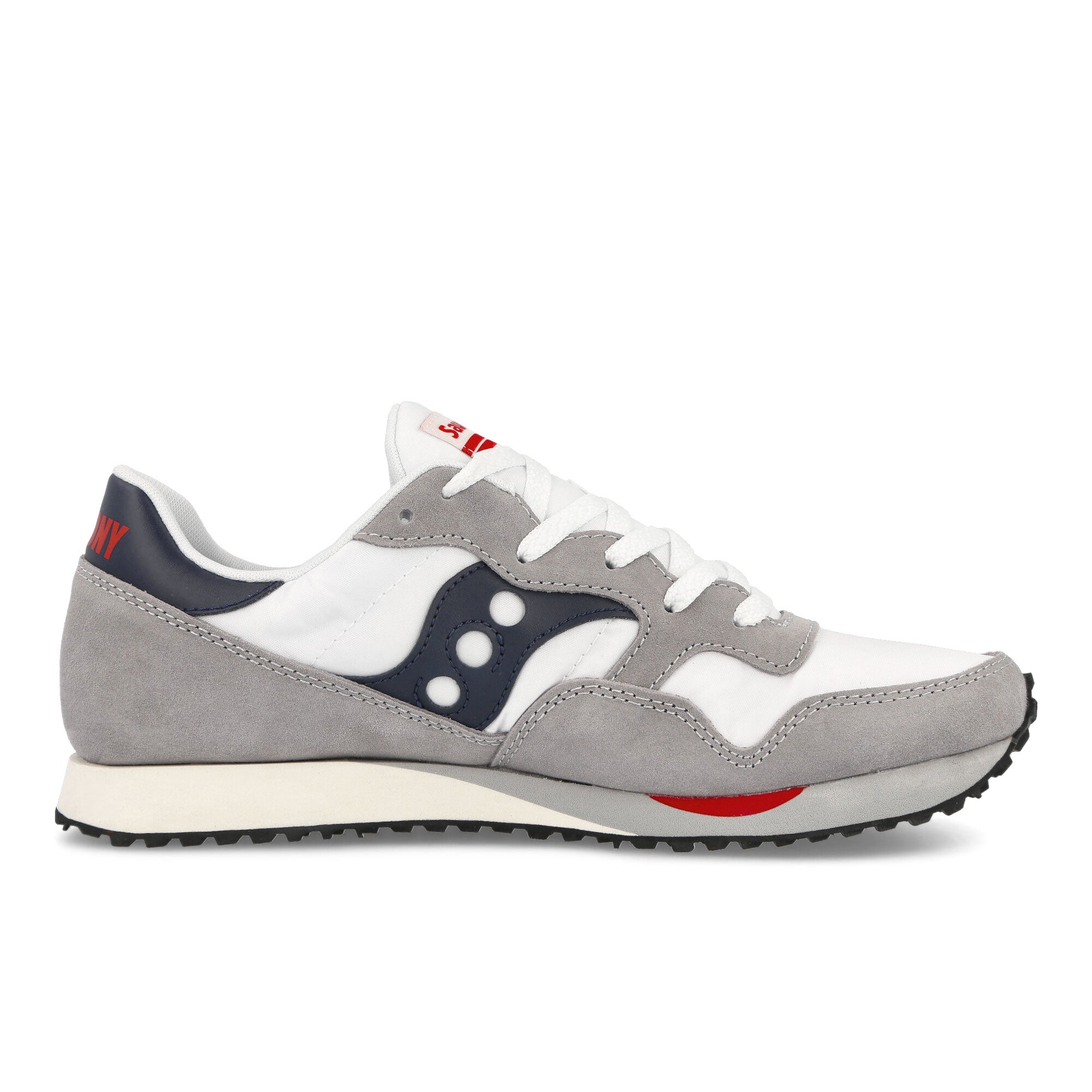 Saucony DXN Trainer White-Navy Low Top Sneakers Silhouette | Overkill