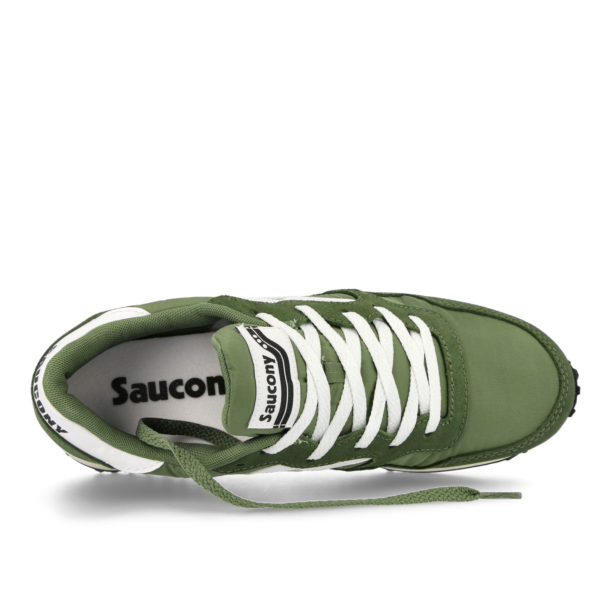 Saucony DXN Trainer Forest-White Low Top Sneakers Detailfoto | Overkill