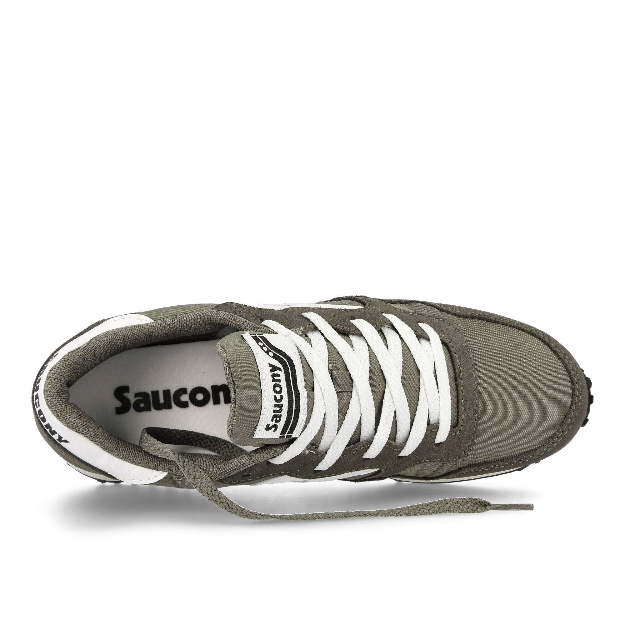 Saucony DXN Trainer Grey-White Low Top Sneakers Detailfoto | Overkill