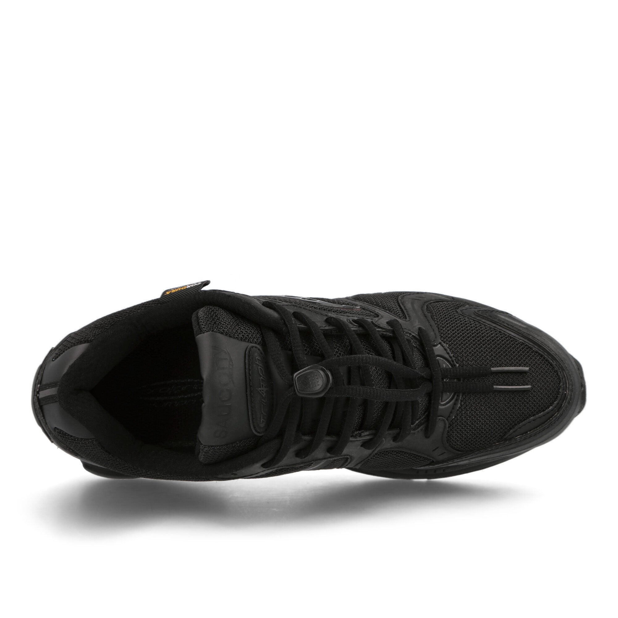 Saucony Progrid Triumph 4 Gorpcore Black Low Top Sneakers Detailfoto | Overkill
