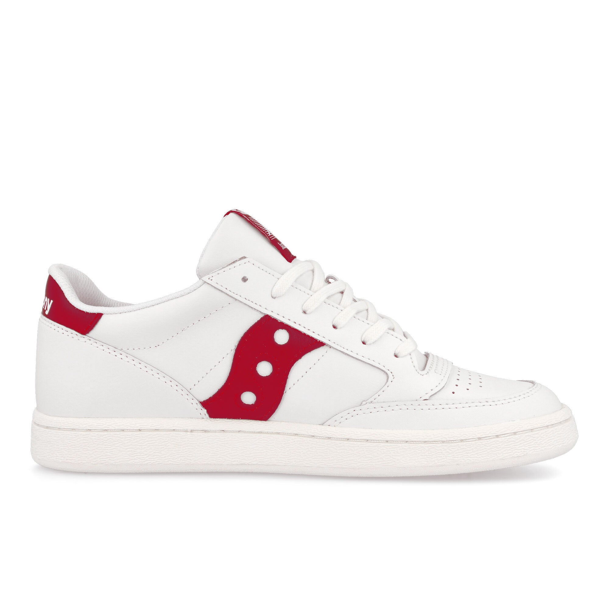 Saucony Jazz Court White-Red Low Top Sneakers Silhouette | Overkill